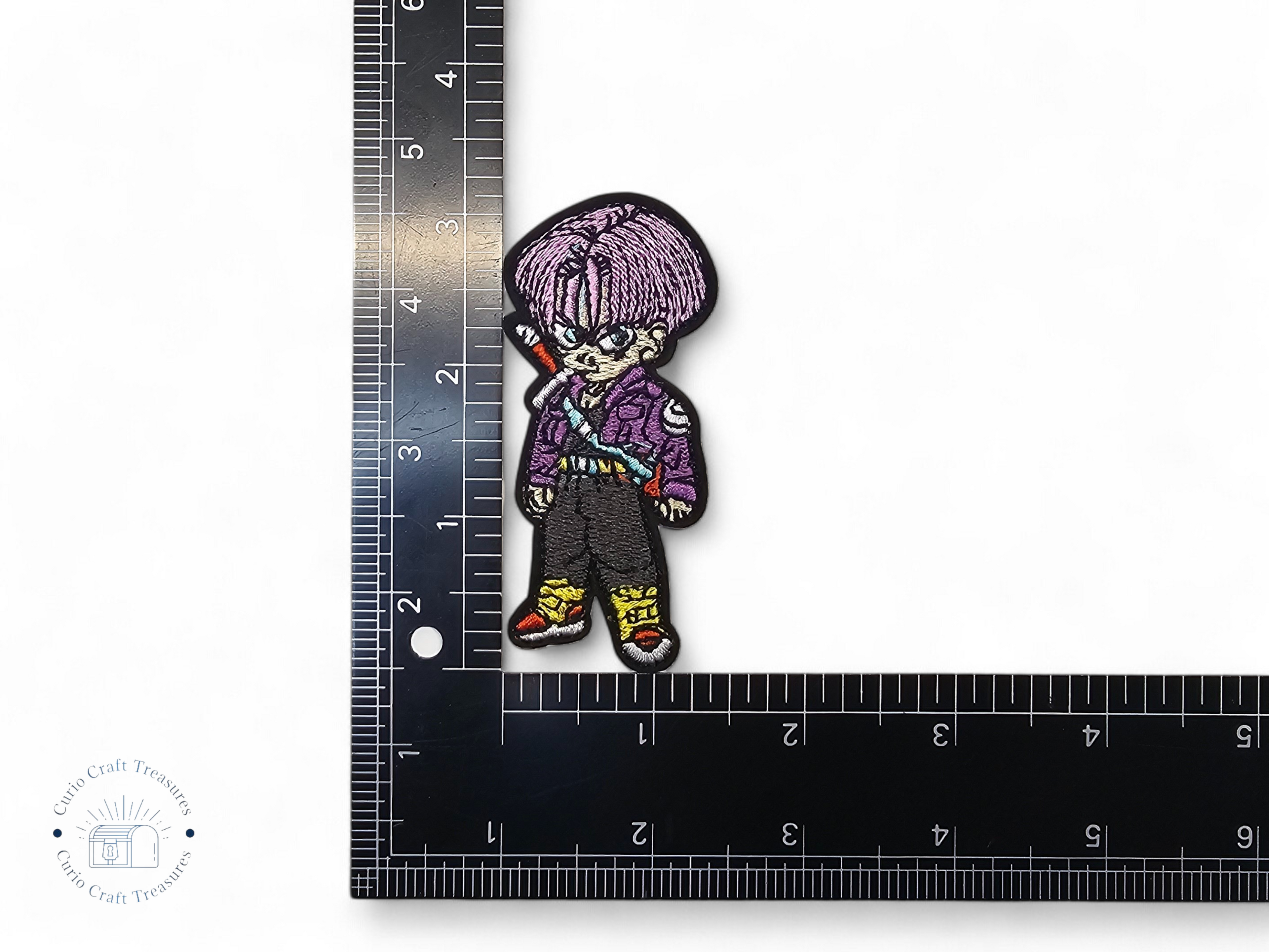 Embroided Patch, Iron on, Glue, Craft supply, Embroidery, Fabric, tv show, Anime, classic, ball, dragon, monkey