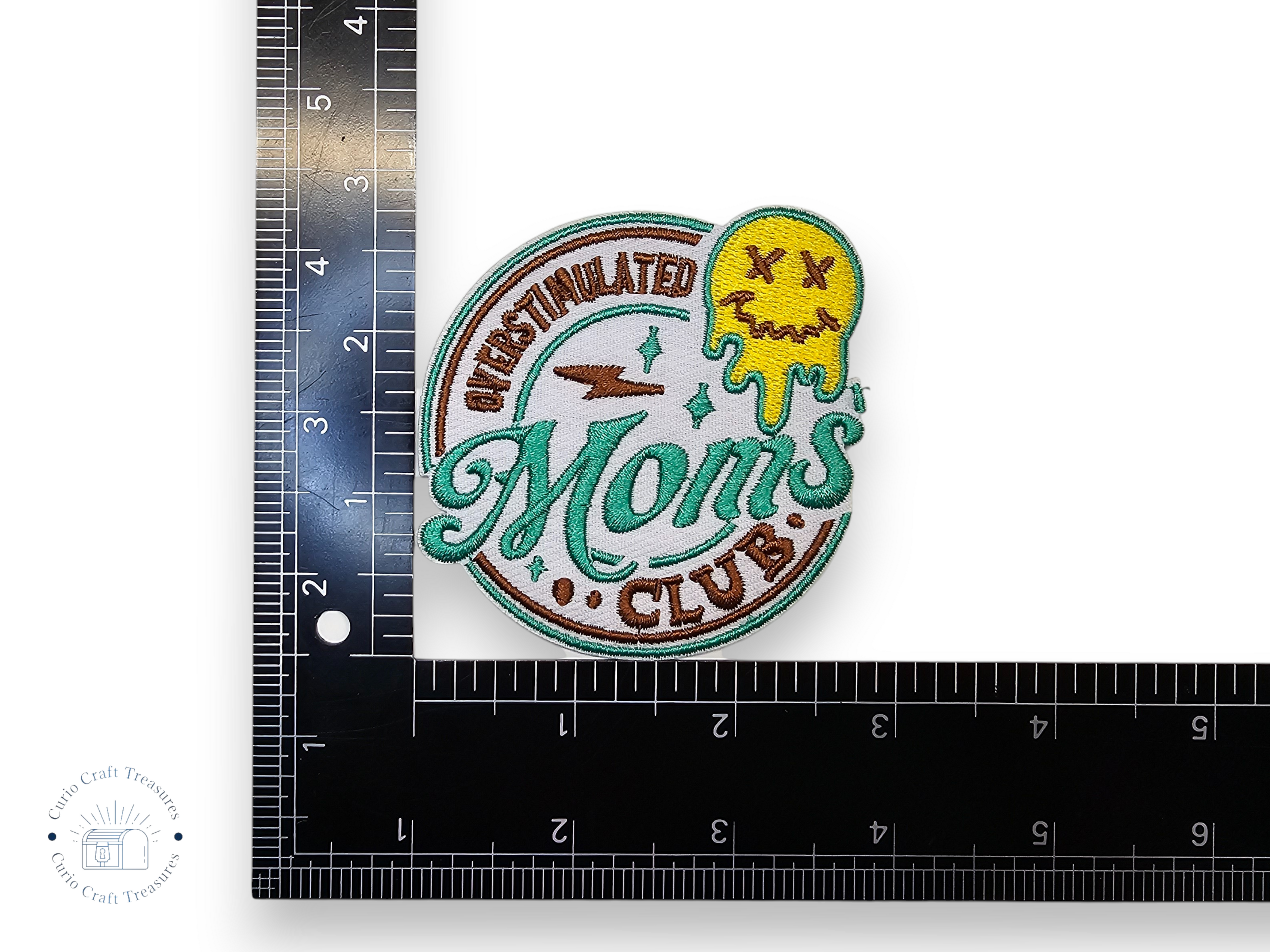 Embroided Patch, Iron on, Glue, Craft supply, Embroidery, Fabric, Meme, funny, Quote, Pumpkin, Spice, Season, Howdy, Watermelon, moonshine, good mom, bad words, Anxiety, Peace, Disco ball, Overstimulated, moms, mama