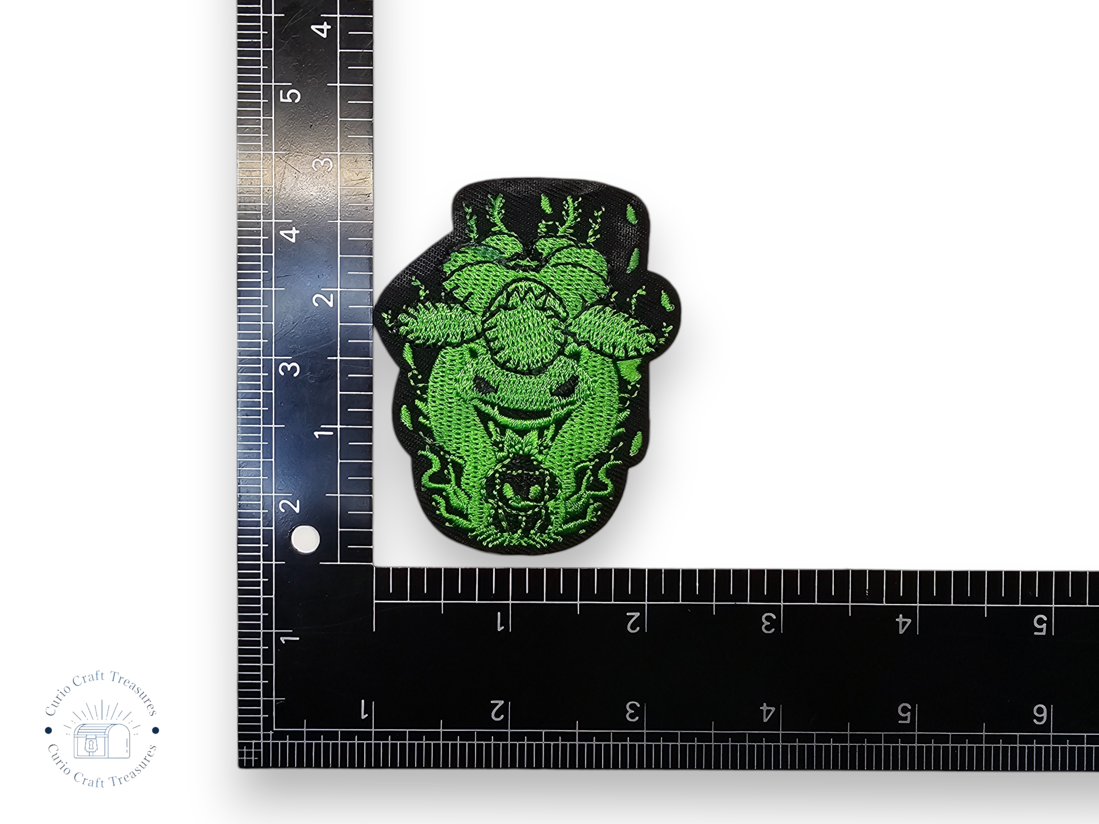 Embroided Patch, Iron on, Glue, Craft supply, Embroidery, Monster, video game, creature, Aura