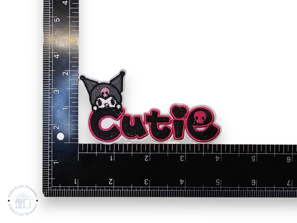 Écusson brodé, thermocollant, colle, matériel de loisirs créatifs, broderie, tissu, chat, mignon, animal, lapin, chien, kawaii