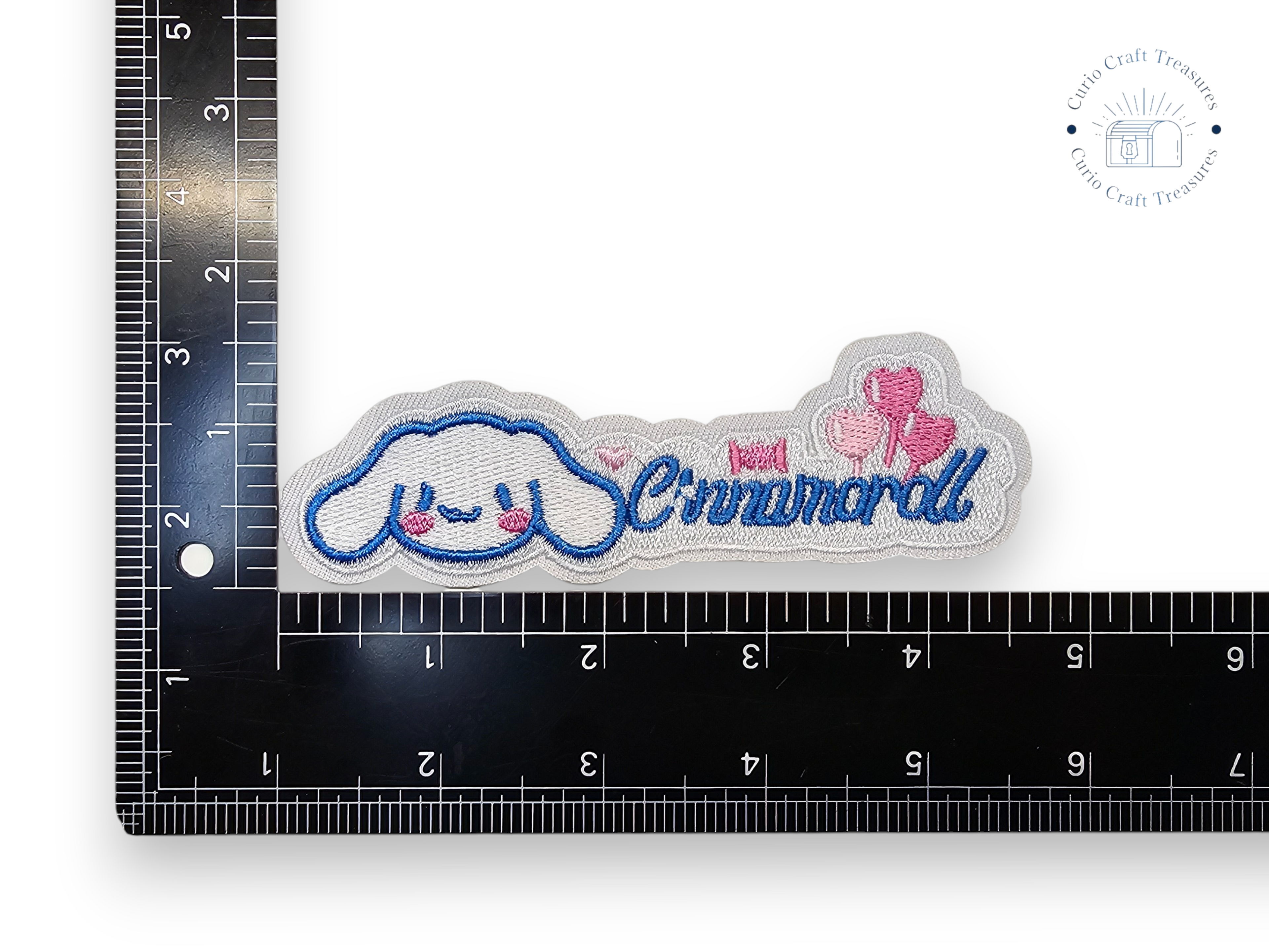 Embroided Patch, Iron on, Glue, Craft supply, Embroidery, Fabric, Cat, cute, animal, bunny, dog, kawai