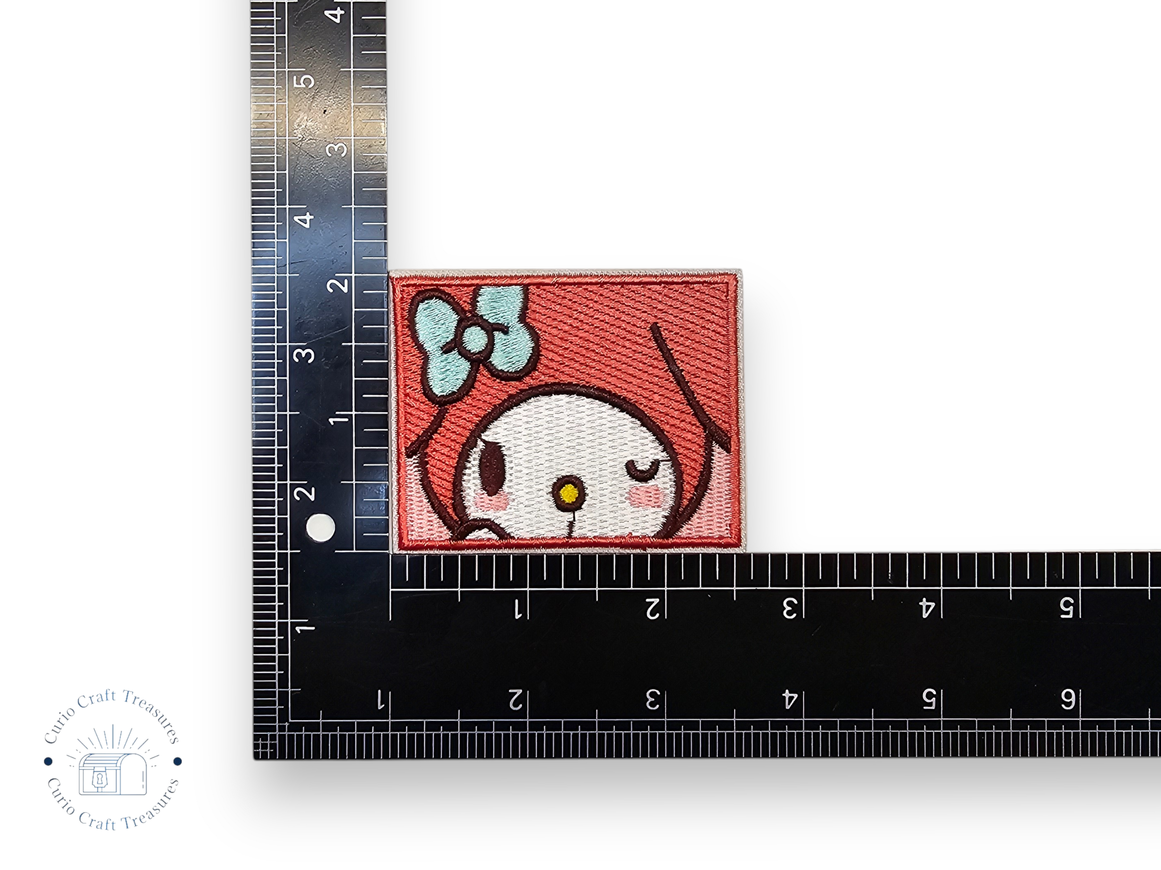 Embroided Patch, Iron on, Glue, Craft supply, Embroidery, Fabric, Cat, cute, animal, bunny, dog, kawai