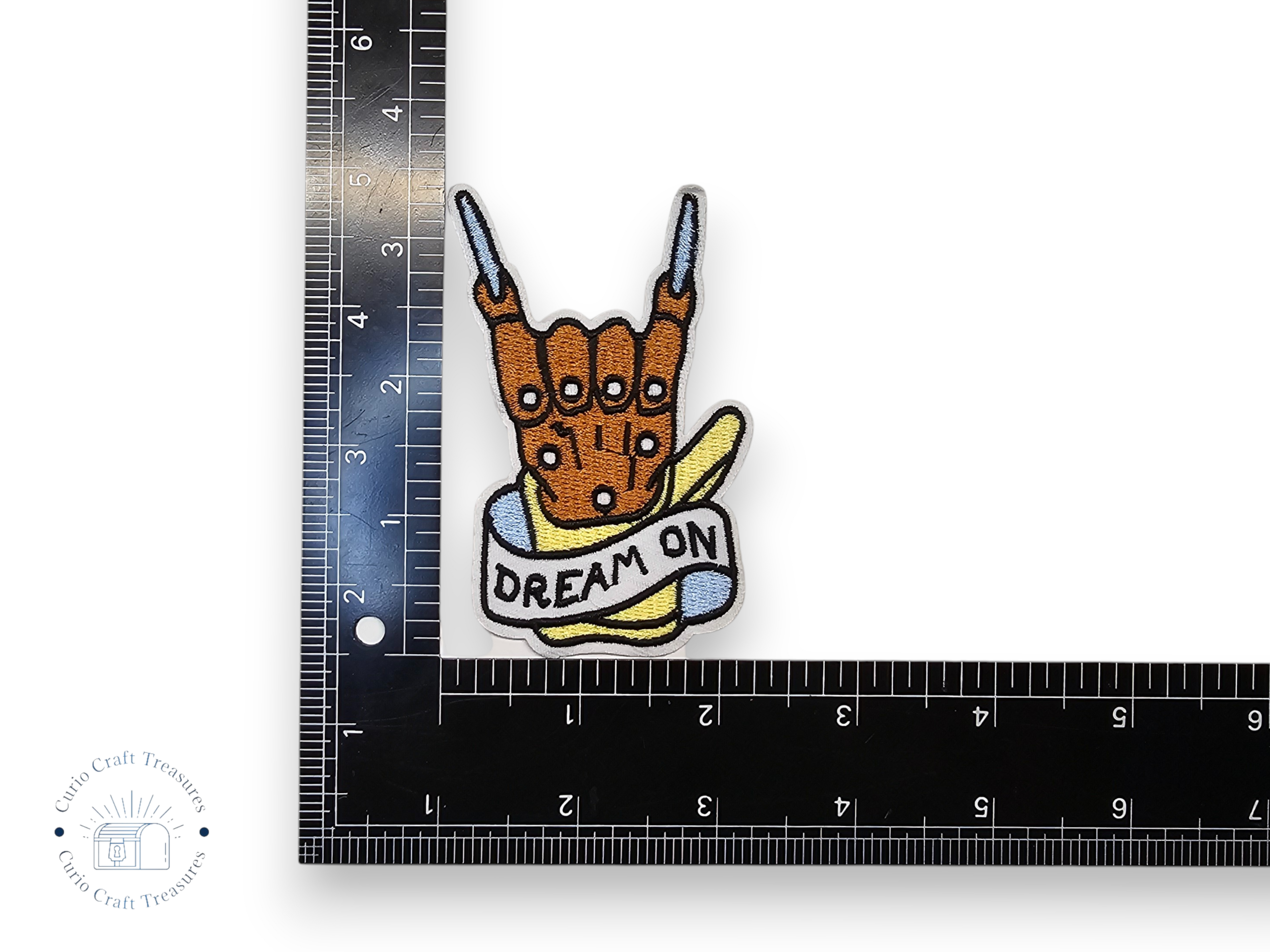 Embroided Patch, Iron on, Glue, Craft supply, Embroidery, Fabric, Movie, Old movies, classic, horror, psycho, knife