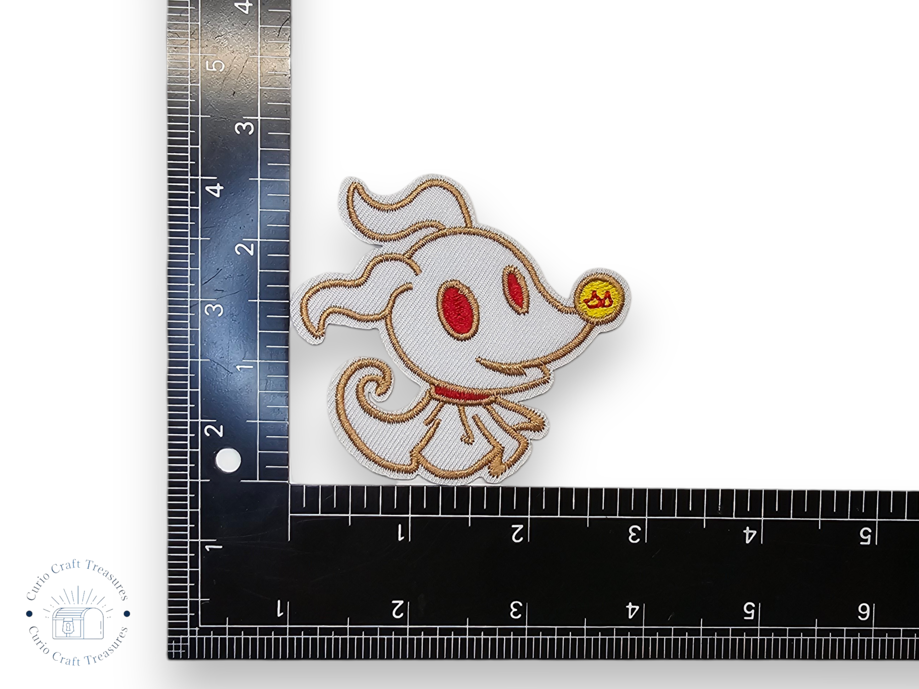 Embroided Patch, Iron on, Glue, Craft supply, Embroidery, Fabric, Movie, halloween, christmas, skeleton, doll, ghost