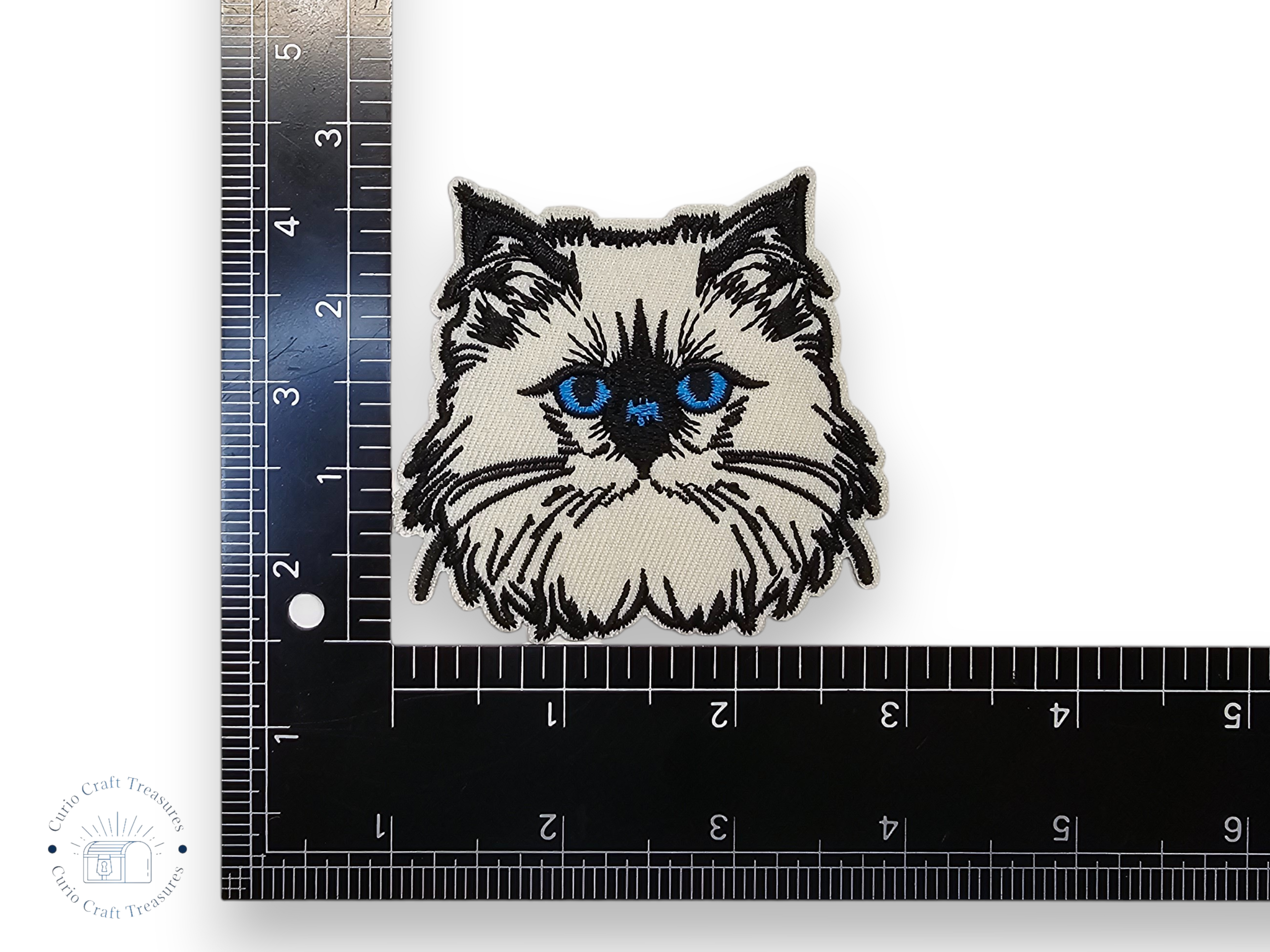 Embroided Patch, Iron on, Glue, Craft supply, Embroidery, Fabric, German shepherd, Dog, Shepherd, Corgi, Cat, Moon, Cloud, French Bulldog, Golden, Cat, Tabi