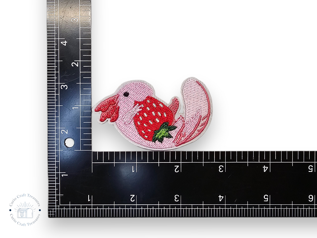 Parche bordado, termoadhesivo, pegamento, material para manualidades, bordado, tela, fresa, capibara, zorro, ajolote, vaca, panda rojo, lazo, bonito, rosa, kawaii