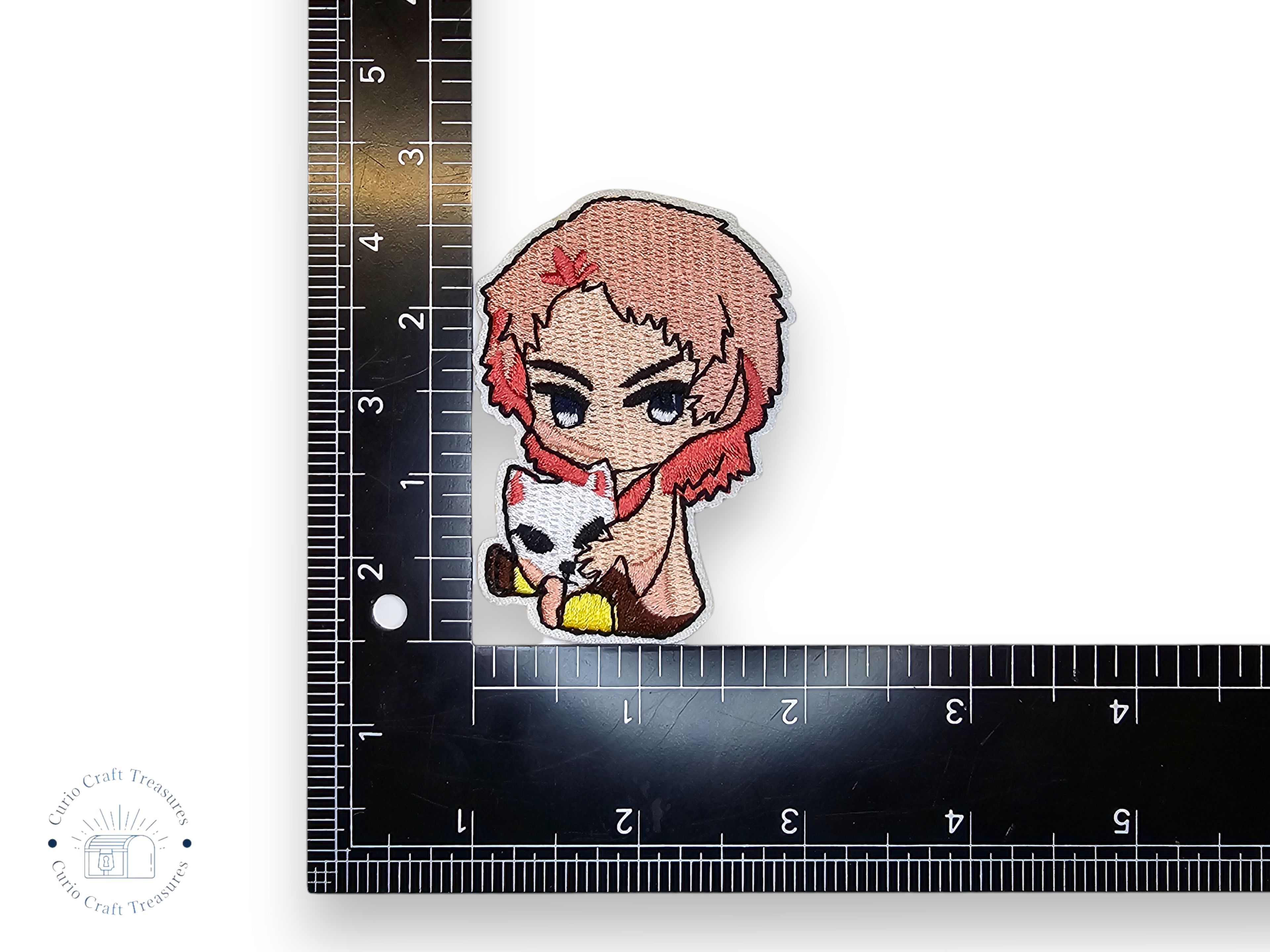 Embroided Patch, Iron on, Glue, Craft supply, Embroidery, Fabric, Cute, Kawai, Anime, Manga