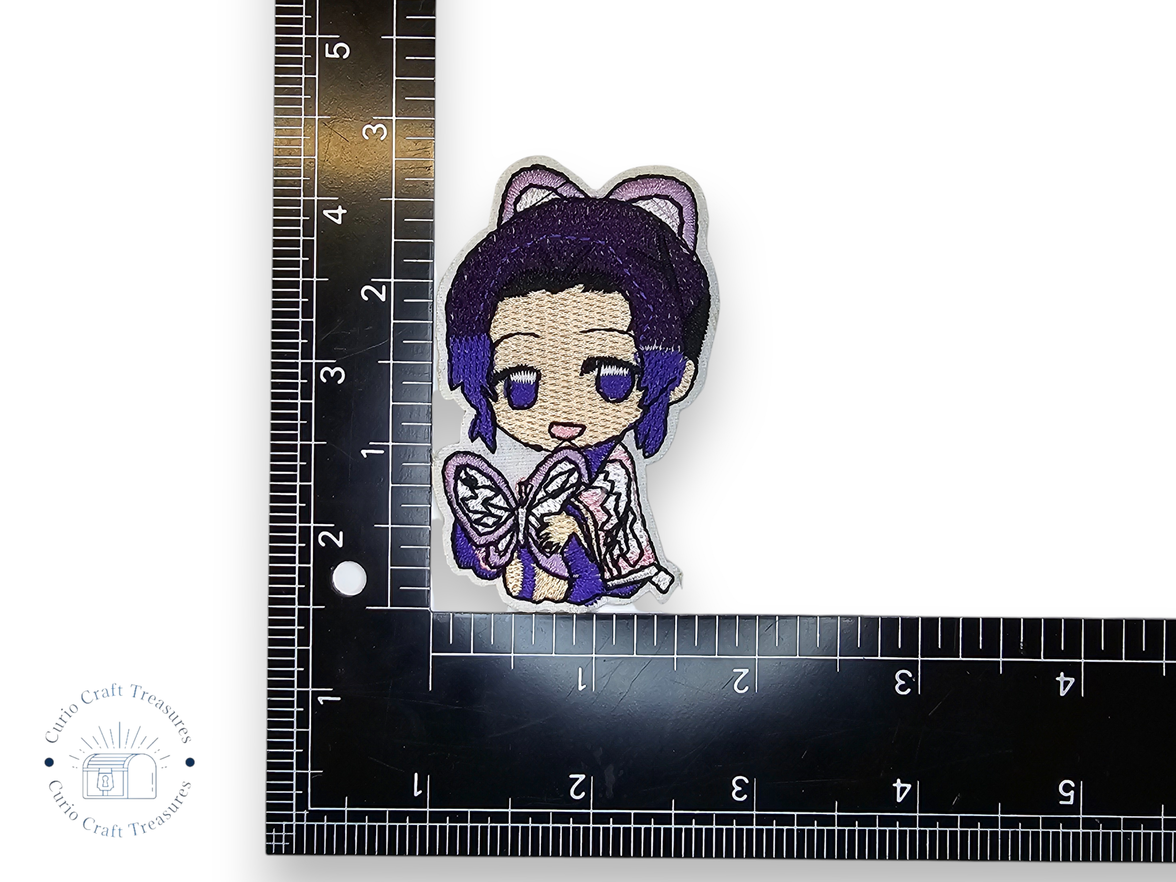 Embroided Patch, Iron on, Glue, Craft supply, Embroidery, Fabric, Cute, Kawai, Anime, Manga