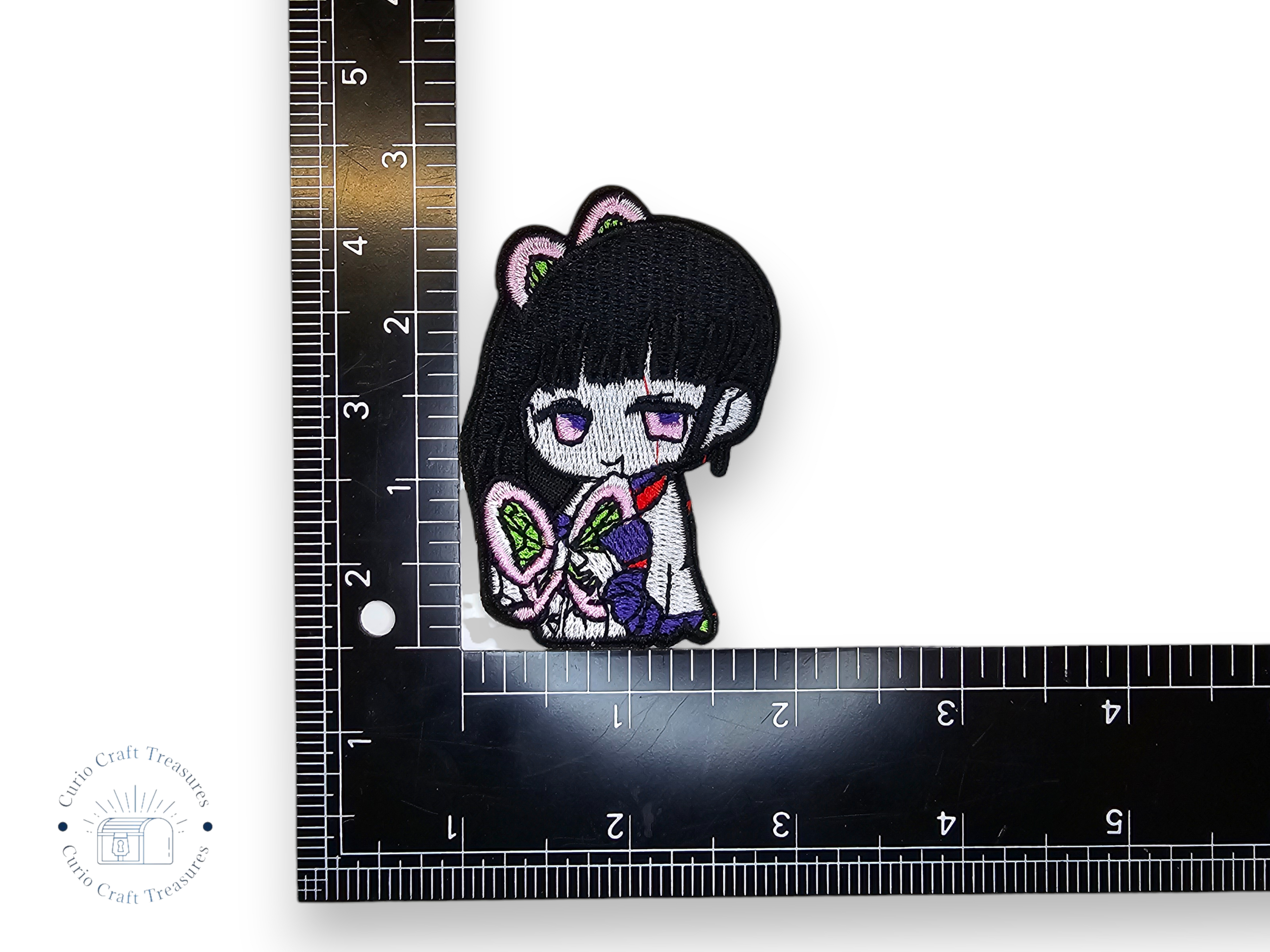 Embroided Patch, Iron on, Glue, Craft supply, Embroidery, Fabric, Cute, Kawai, Anime, Manga