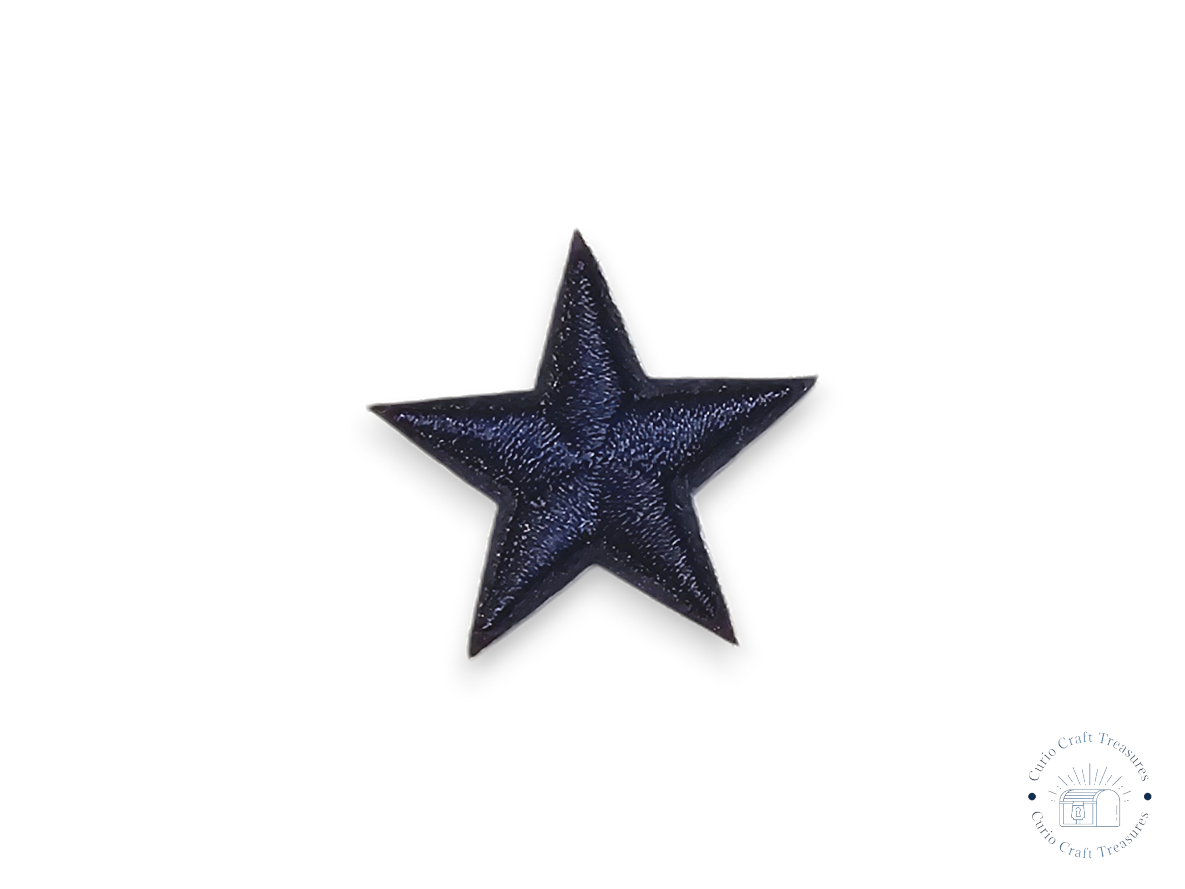 Embroided Patch, Iron on, Glue, Craft supply, Embroidery, Fabric, Star, 5 points, little star, colorful