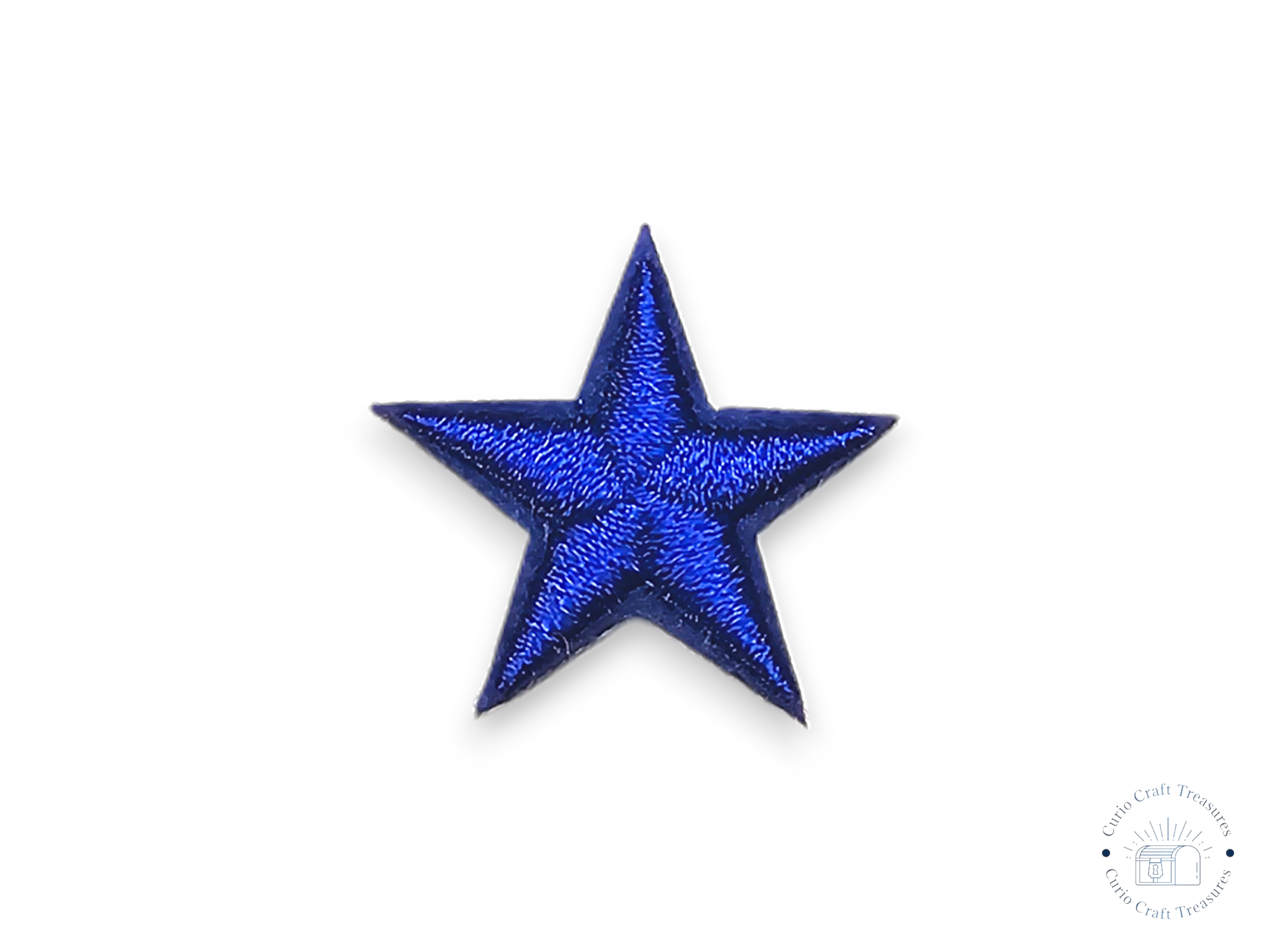 Embroided Patch, Iron on, Glue, Craft supply, Embroidery, Fabric, Star, 5 points, little star, colorful