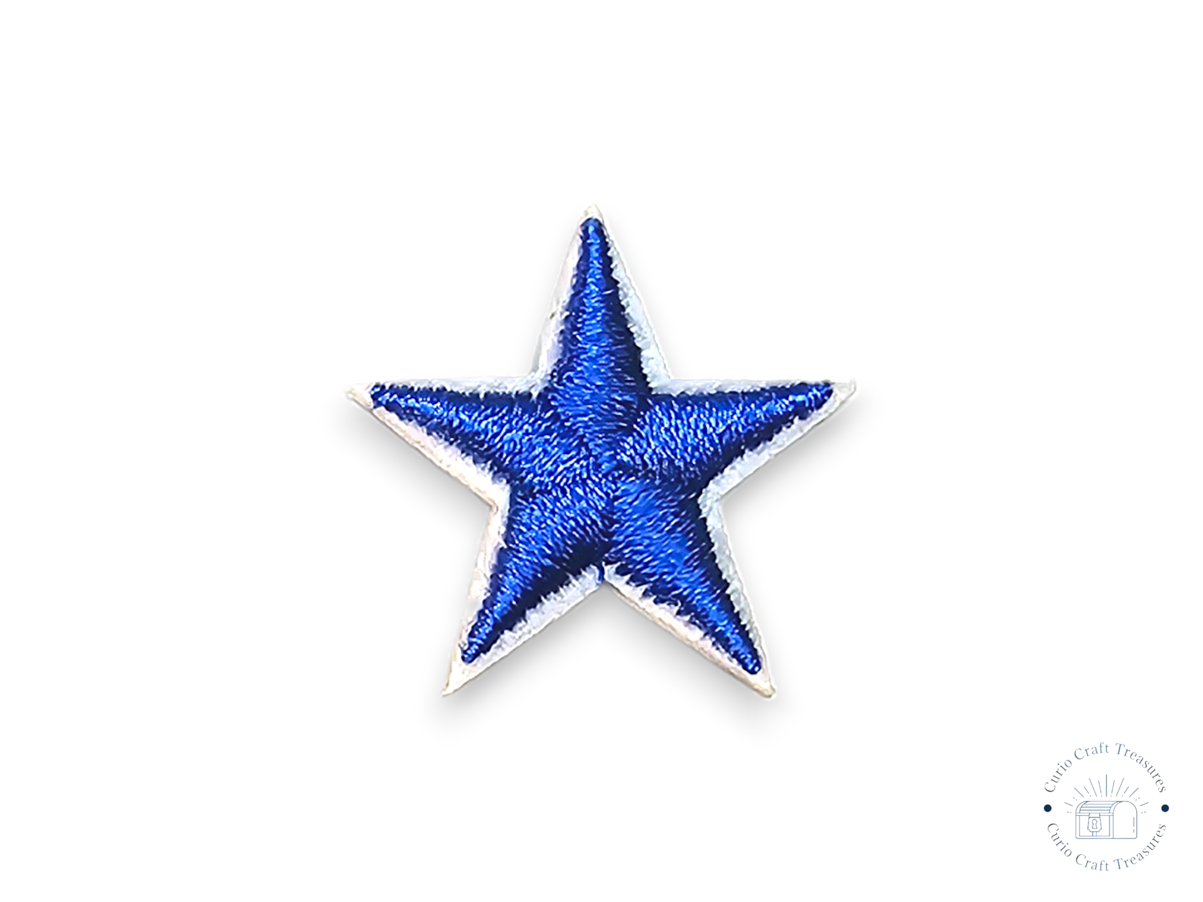 Embroided Patch, Iron on, Glue, Craft supply, Embroidery, Fabric, Star, 5 points, little star, colorful