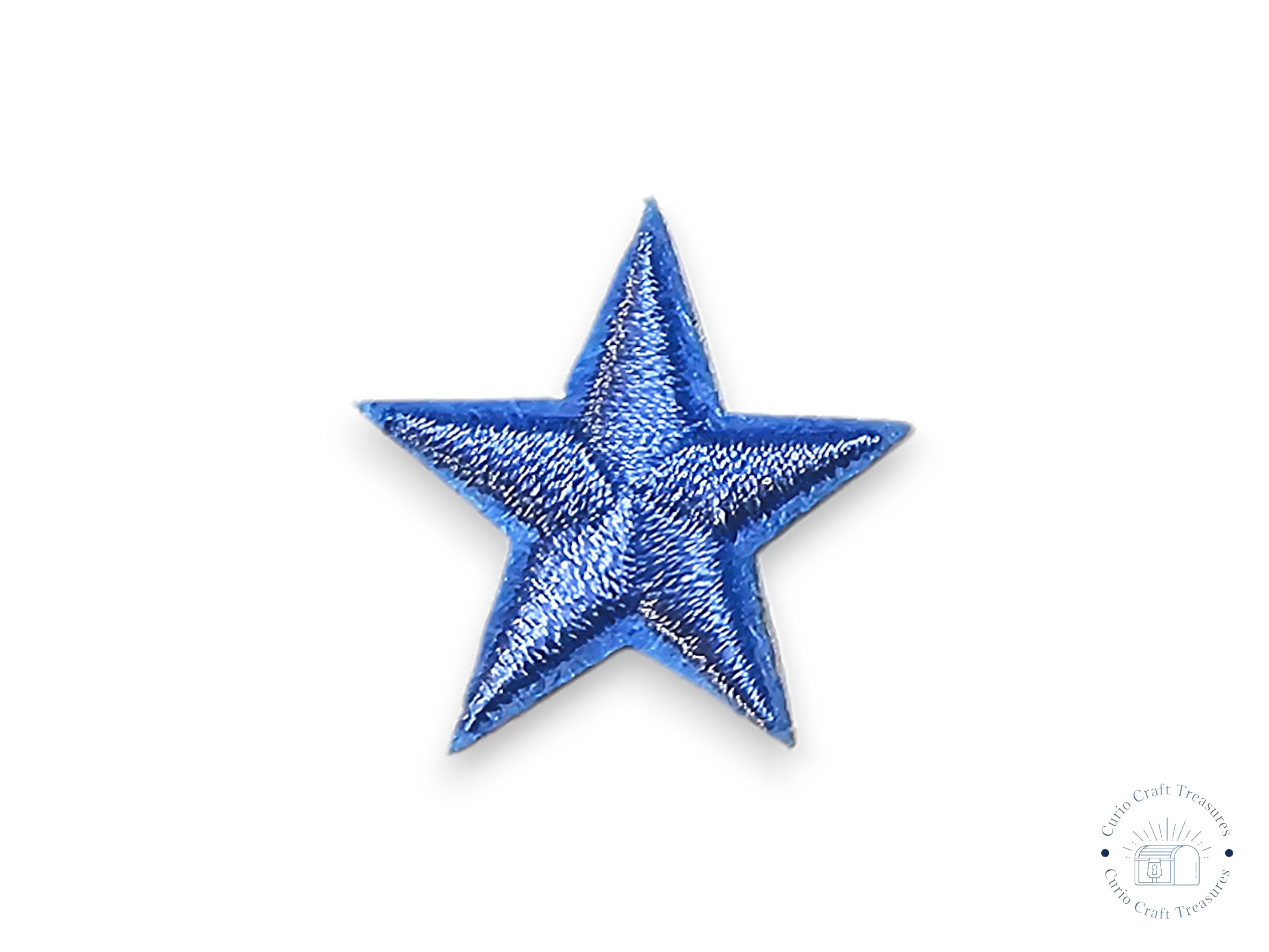 Embroided Patch, Iron on, Glue, Craft supply, Embroidery, Fabric, Star, 5 points, little star, colorful