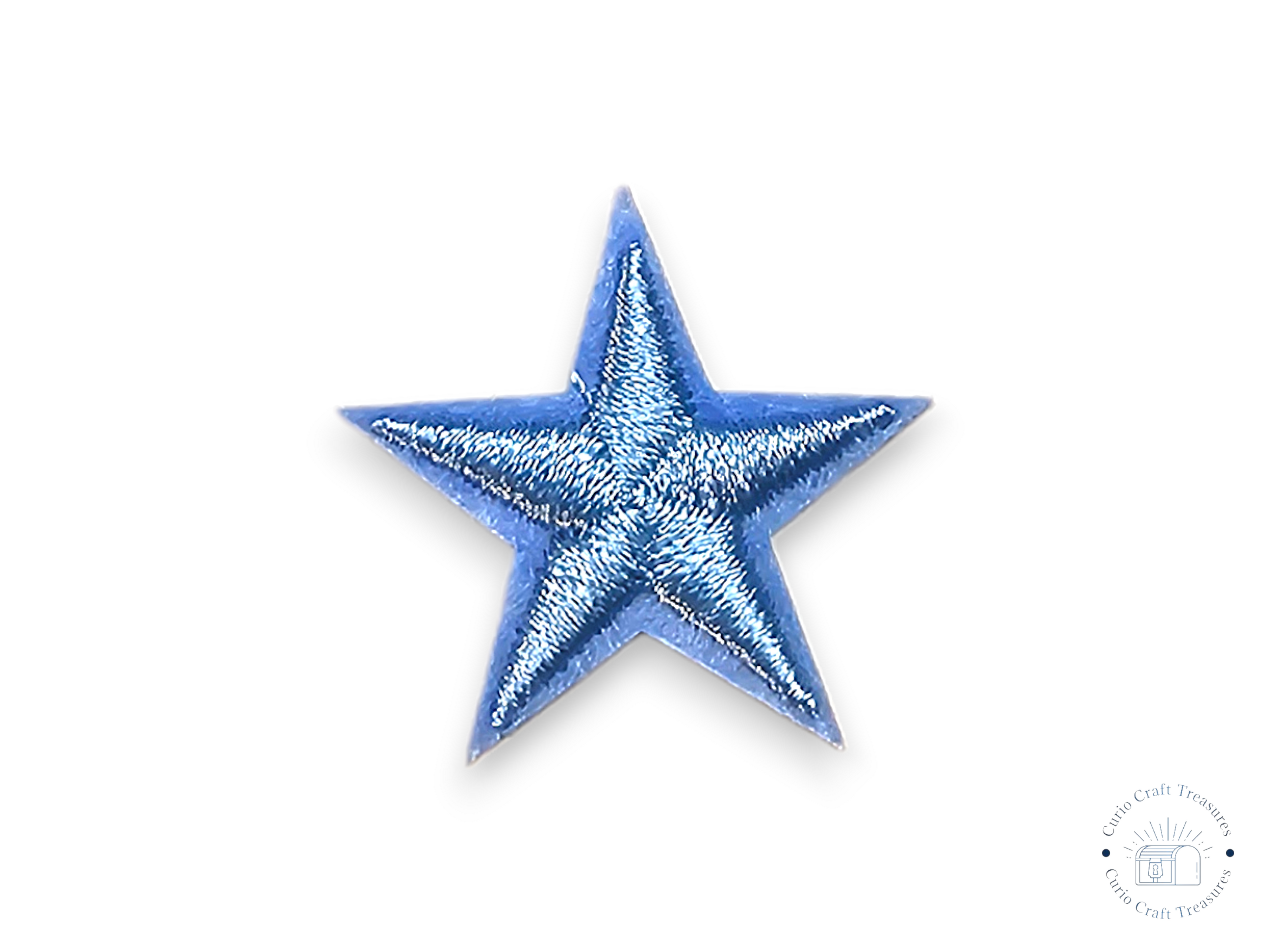 Embroided Patch, Iron on, Glue, Craft supply, Embroidery, Fabric, Star, 5 points, little star, colorful
