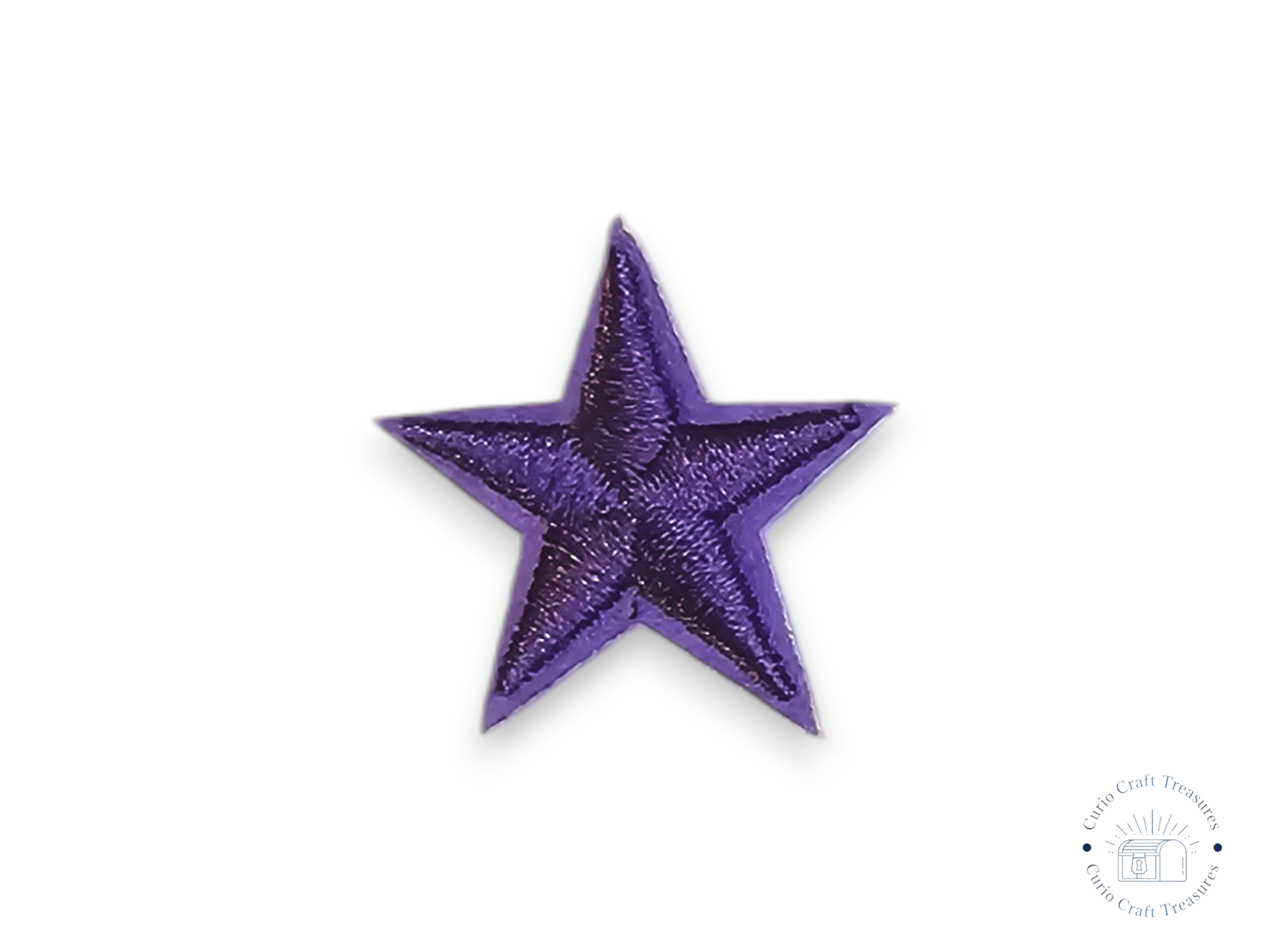 Embroided Patch, Iron on, Glue, Craft supply, Embroidery, Fabric, Star, 5 points, little star, colorful