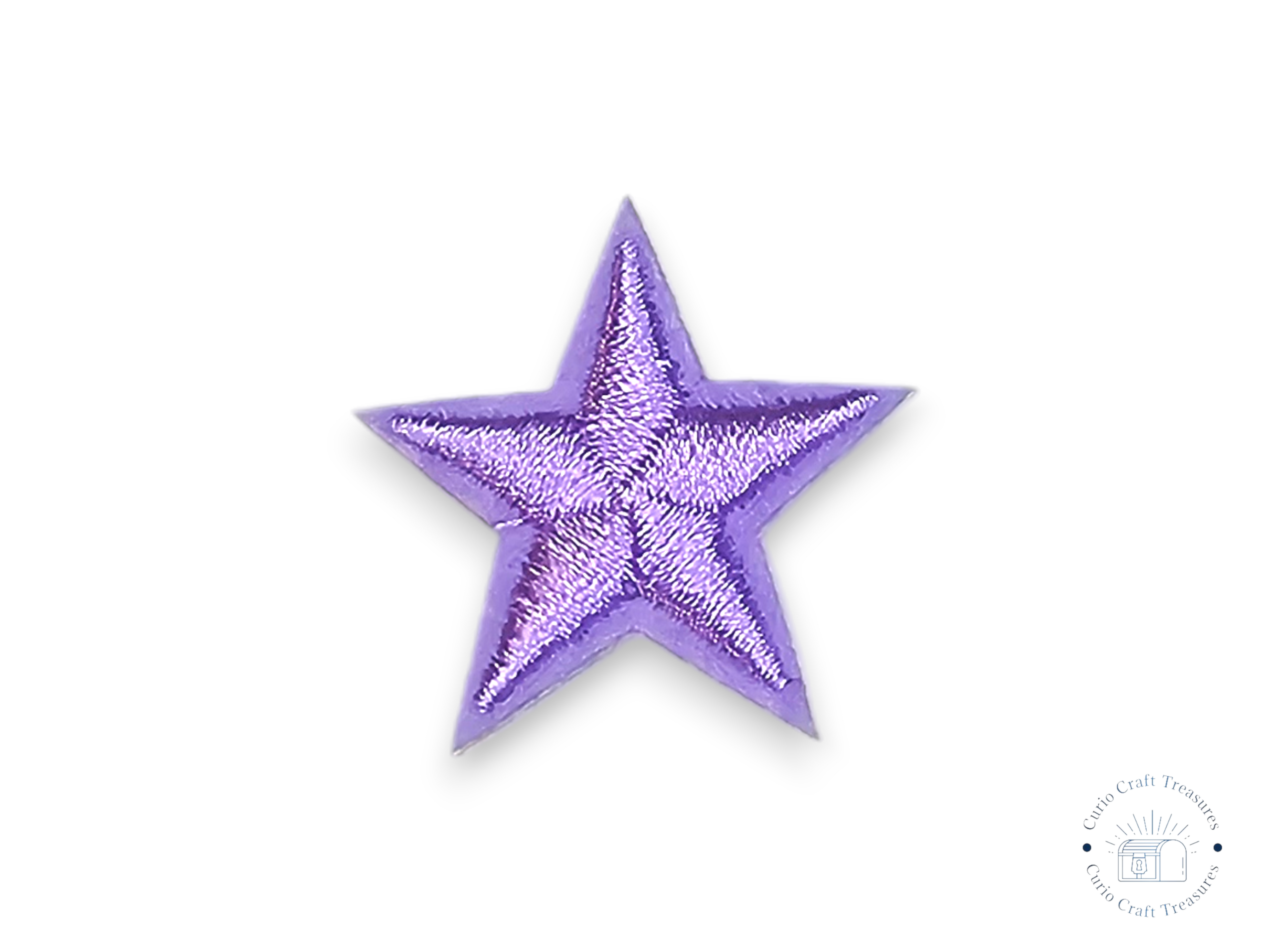 Embroided Patch, Iron on, Glue, Craft supply, Embroidery, Fabric, Star, 5 points, little star, colorful