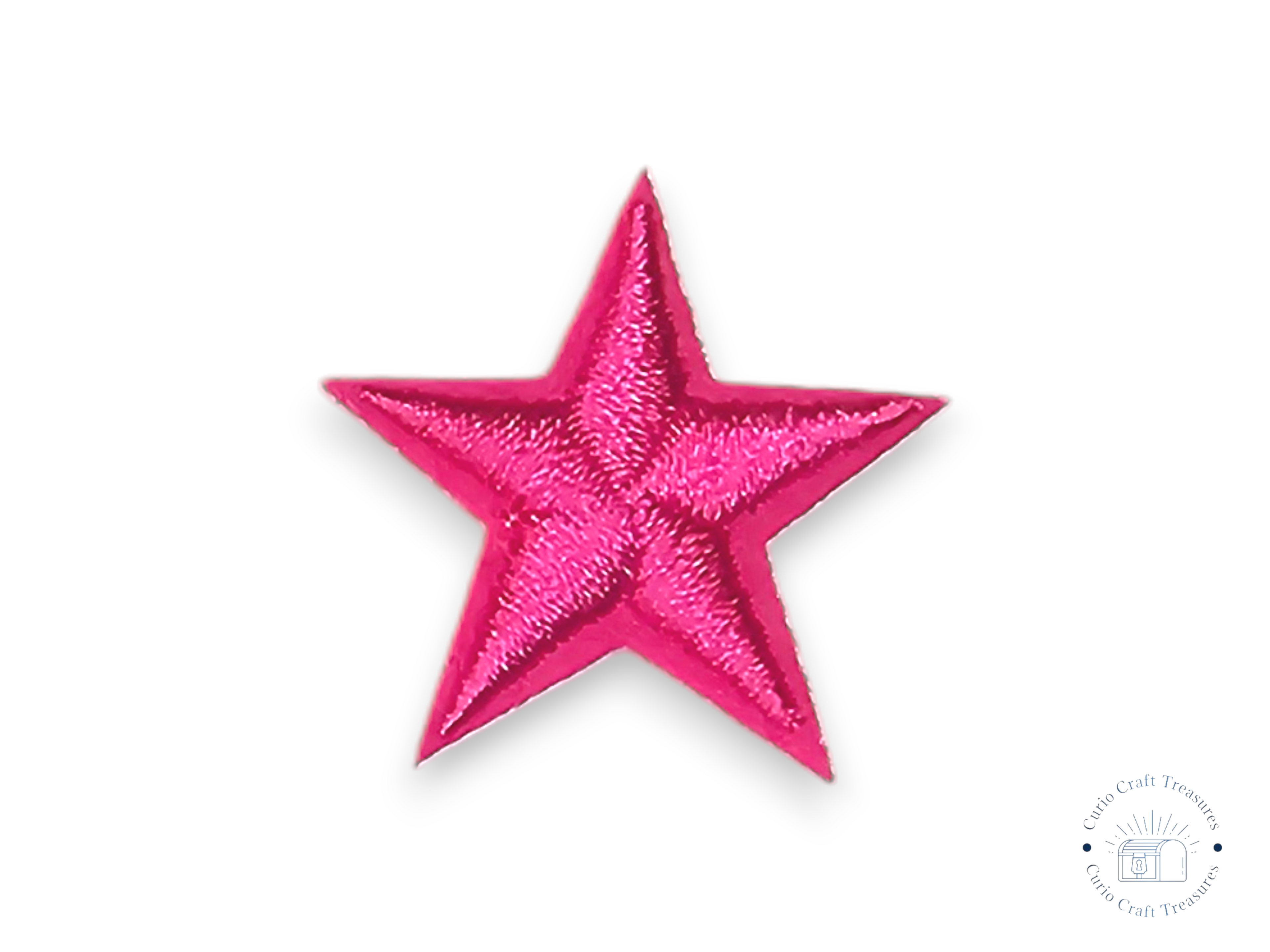 Embroided Patch, Iron on, Glue, Craft supply, Embroidery, Fabric, Star, 5 points, little star, colorful