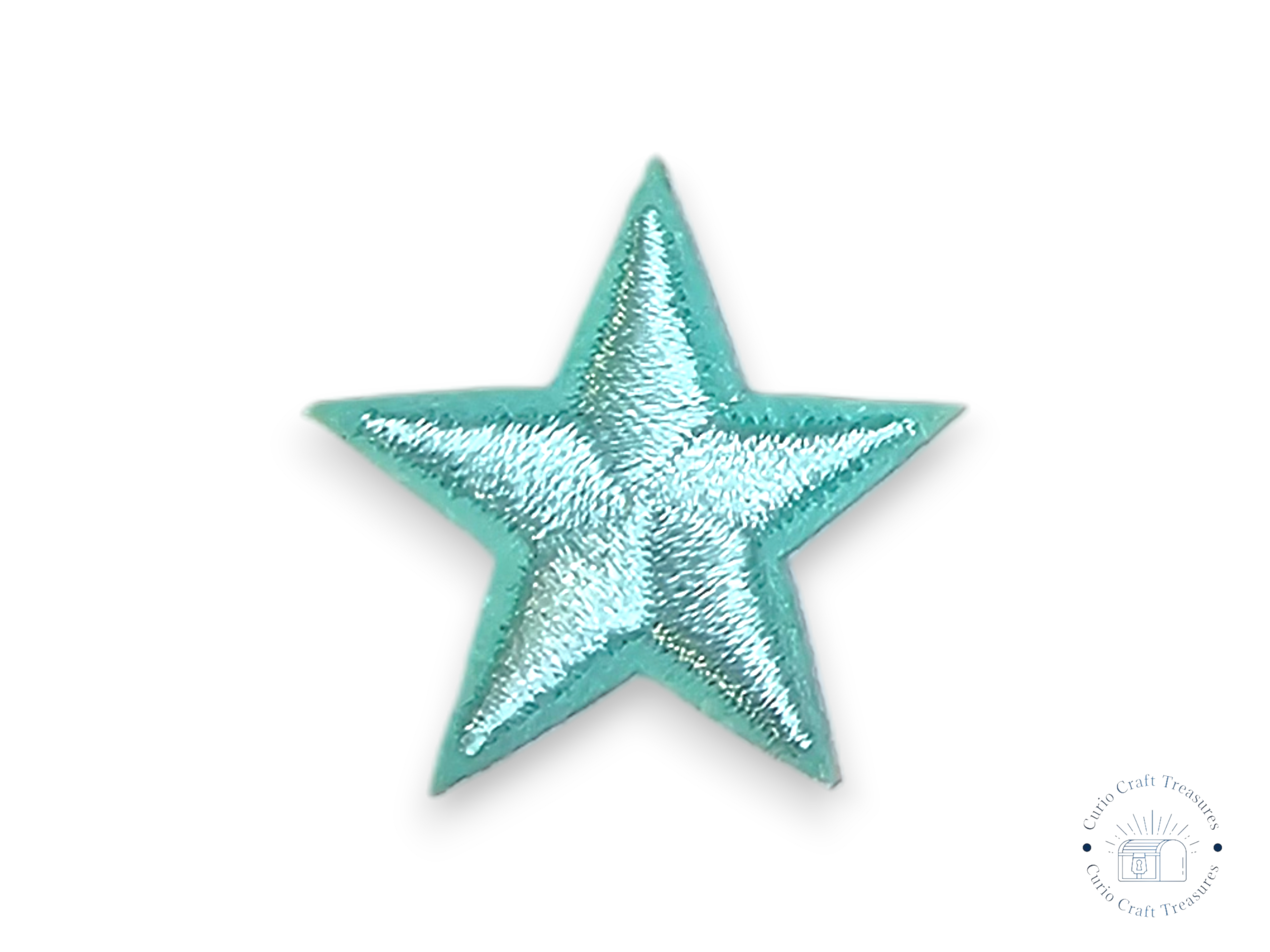 Embroided Patch, Iron on, Glue, Craft supply, Embroidery, Fabric, Star, 5 points, little star, colorful