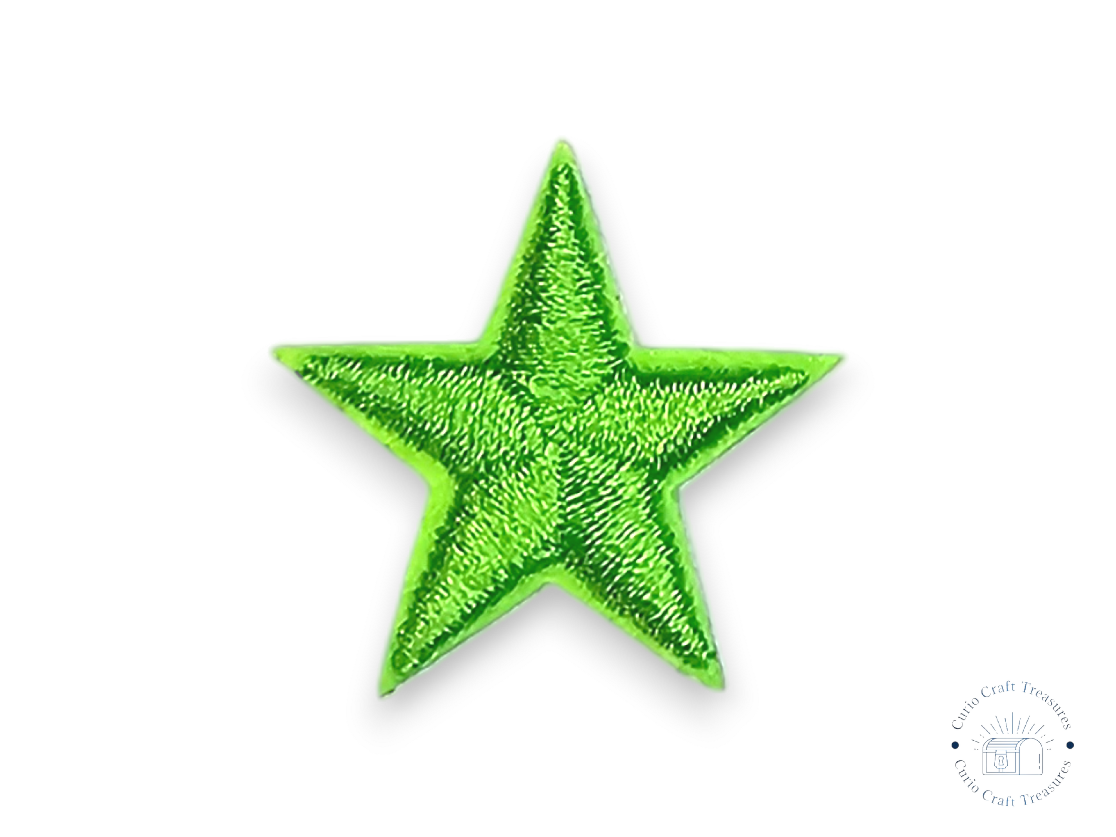 Embroided Patch, Iron on, Glue, Craft supply, Embroidery, Fabric, Star, 5 points, little star, colorful