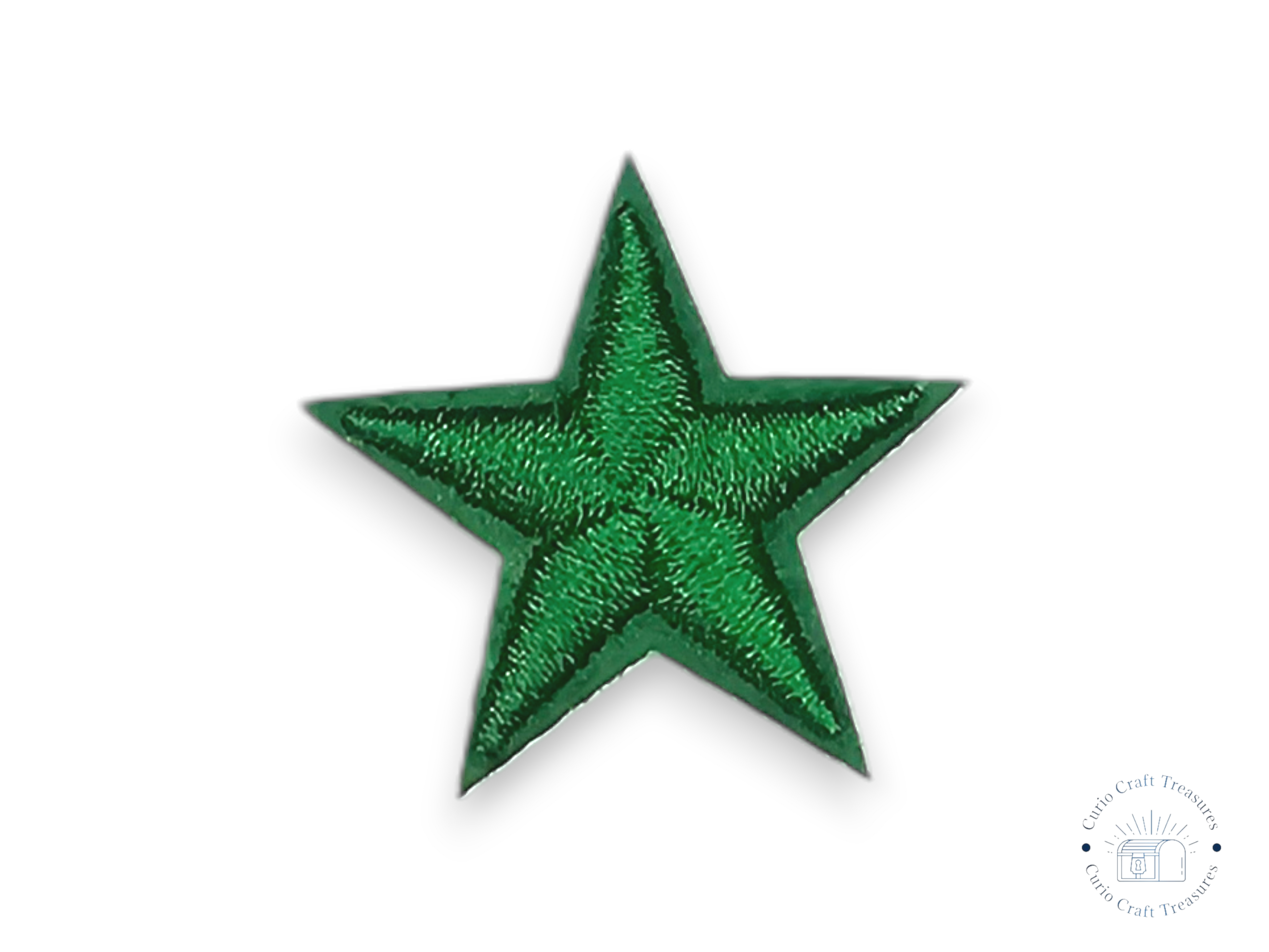 Embroided Patch, Iron on, Glue, Craft supply, Embroidery, Fabric, Star, 5 points, little star, colorful