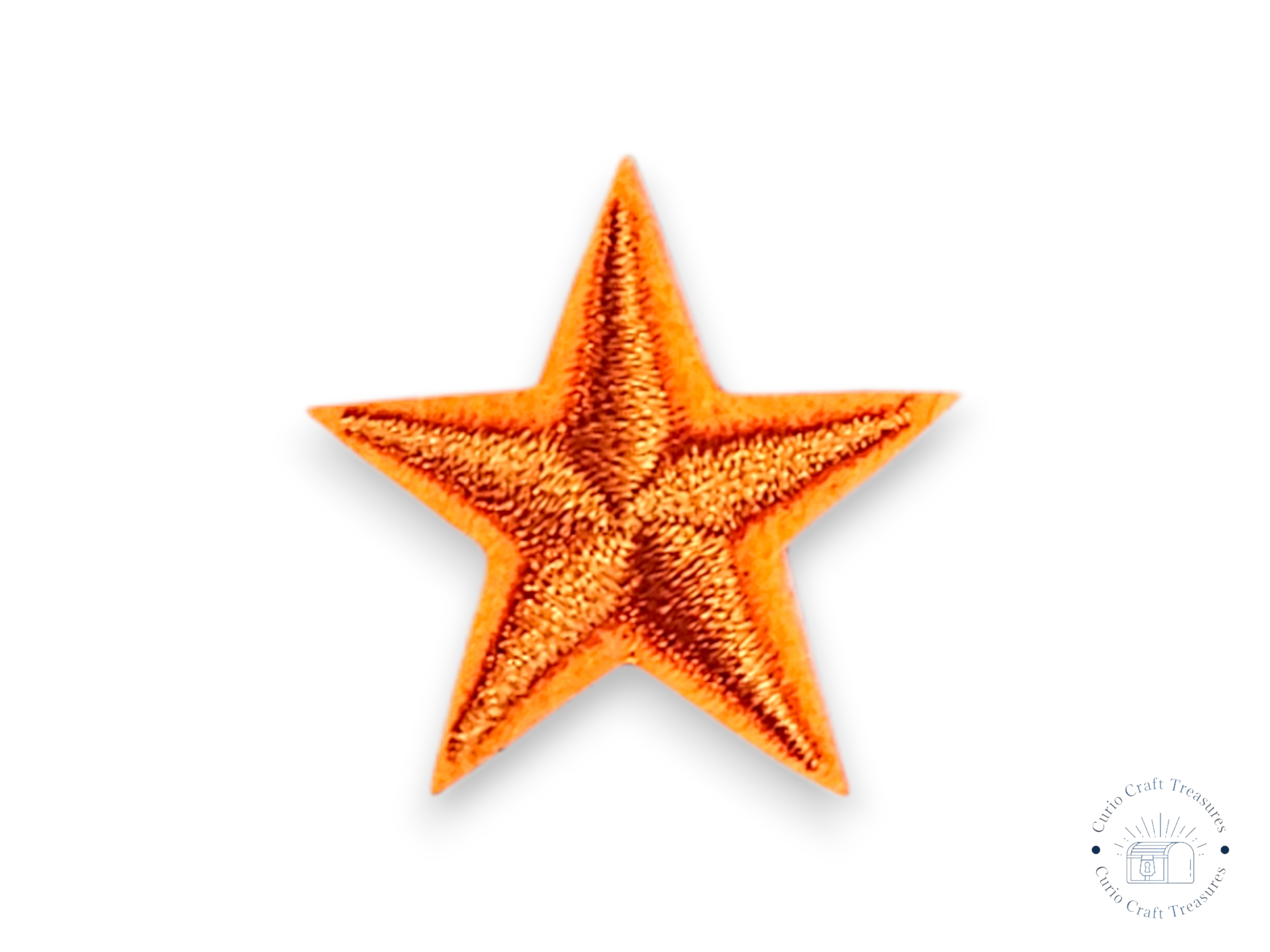 Embroided Patch, Iron on, Glue, Craft supply, Embroidery, Fabric, Star, 5 points, little star, colorful