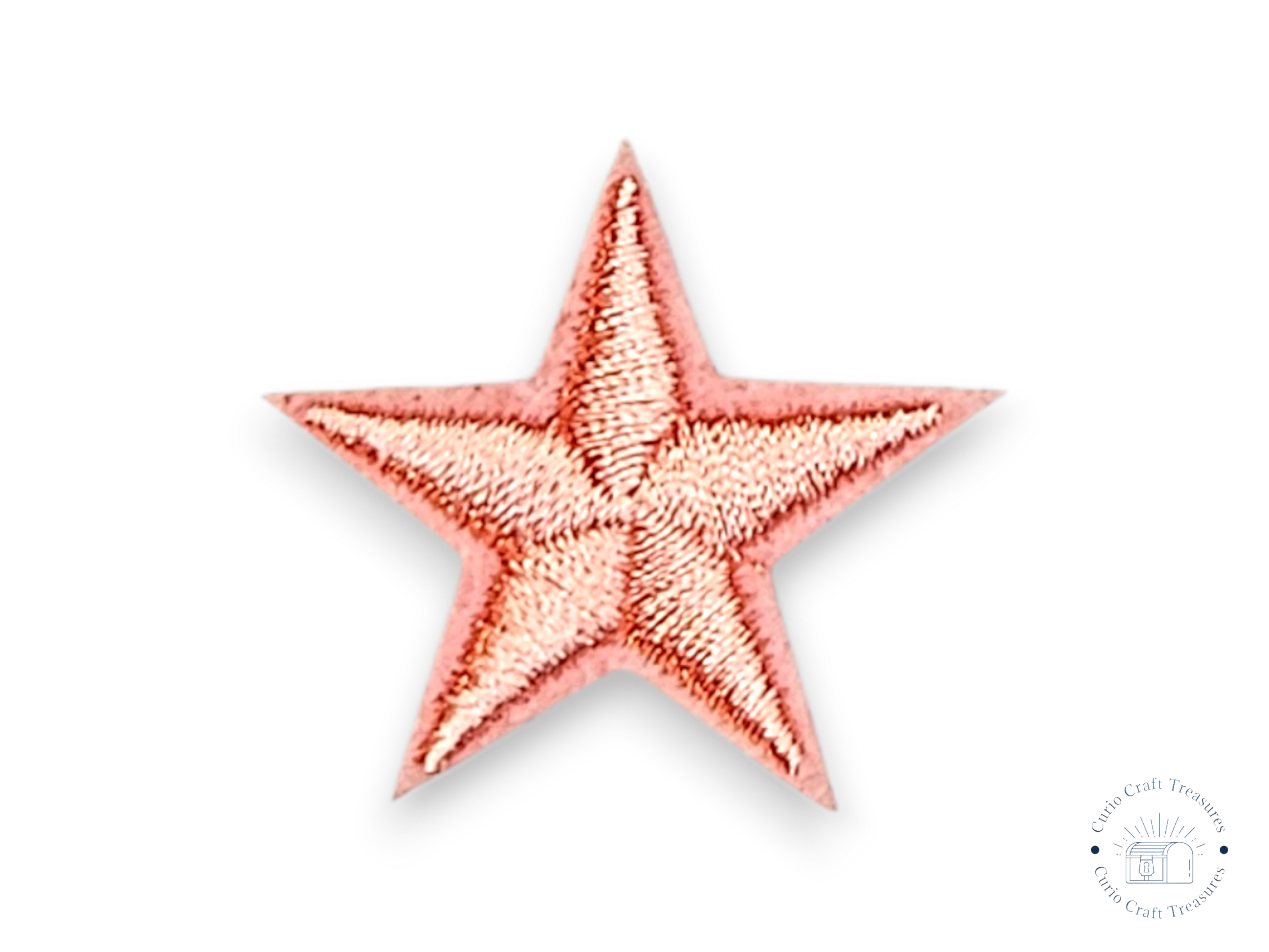 Embroided Patch, Iron on, Glue, Craft supply, Embroidery, Fabric, Star, 5 points, little star, colorful