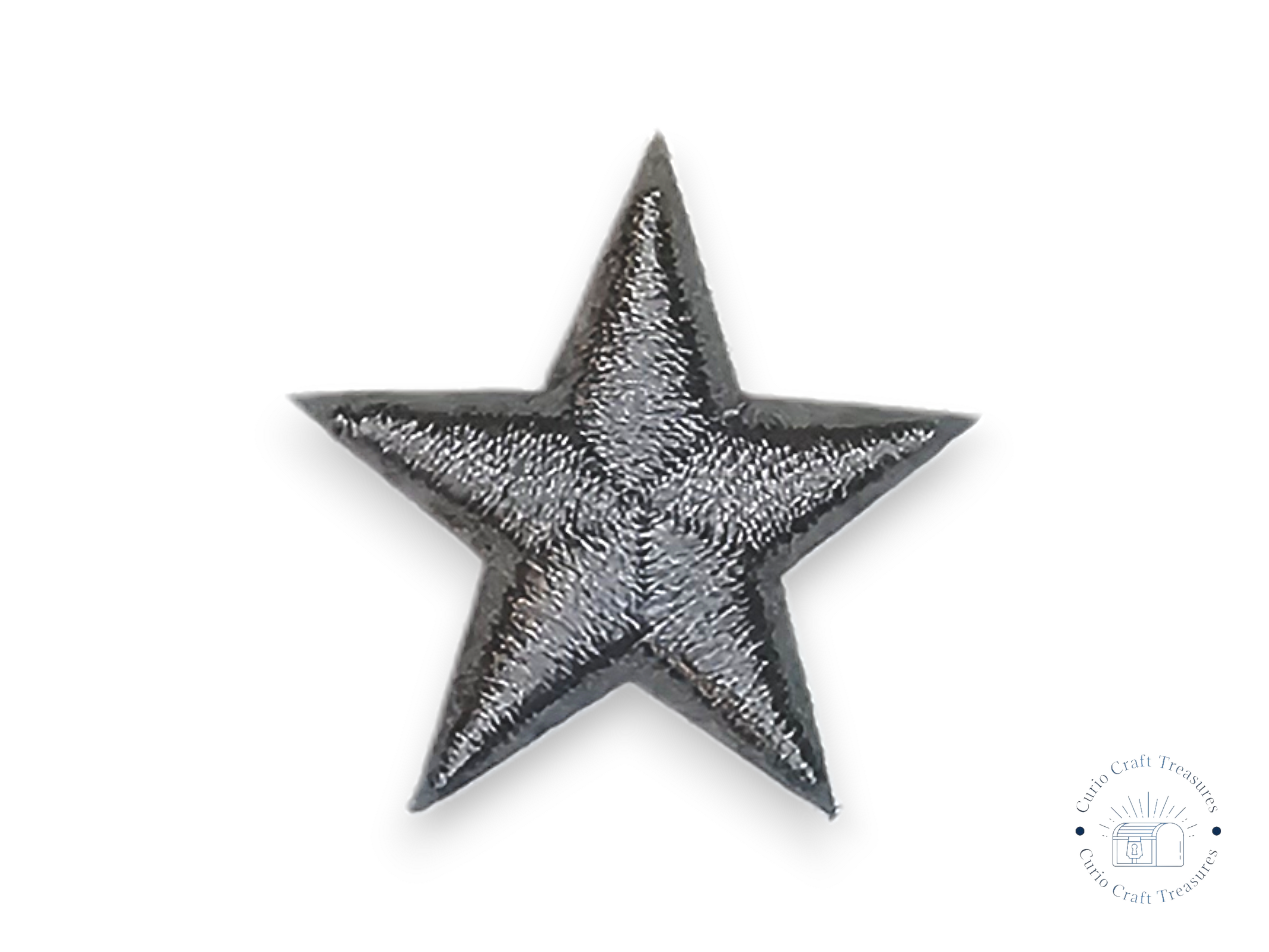 Embroided Patch, Iron on, Glue, Craft supply, Embroidery, Fabric, Star, 5 points, little star, colorful