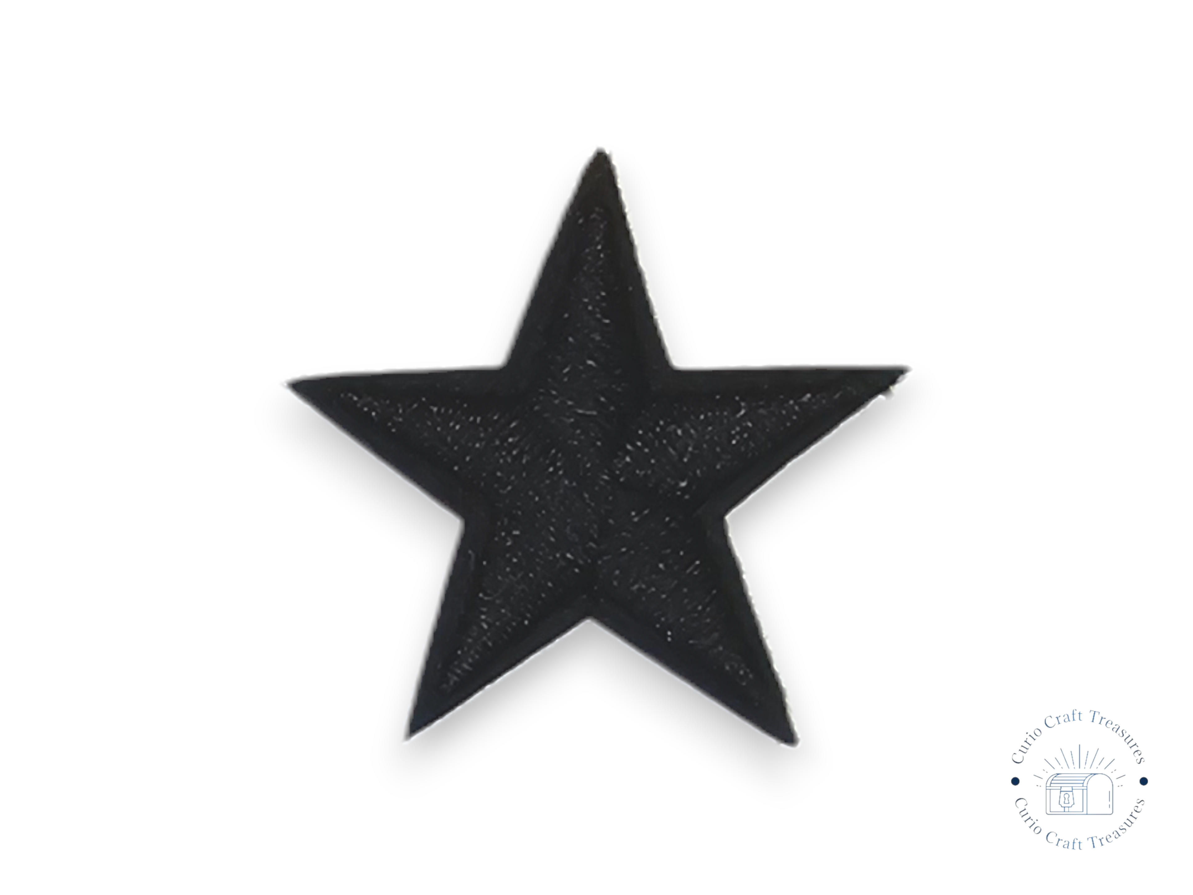 Embroided Patch, Iron on, Glue, Craft supply, Embroidery, Fabric, Star, 5 points, little star, colorful