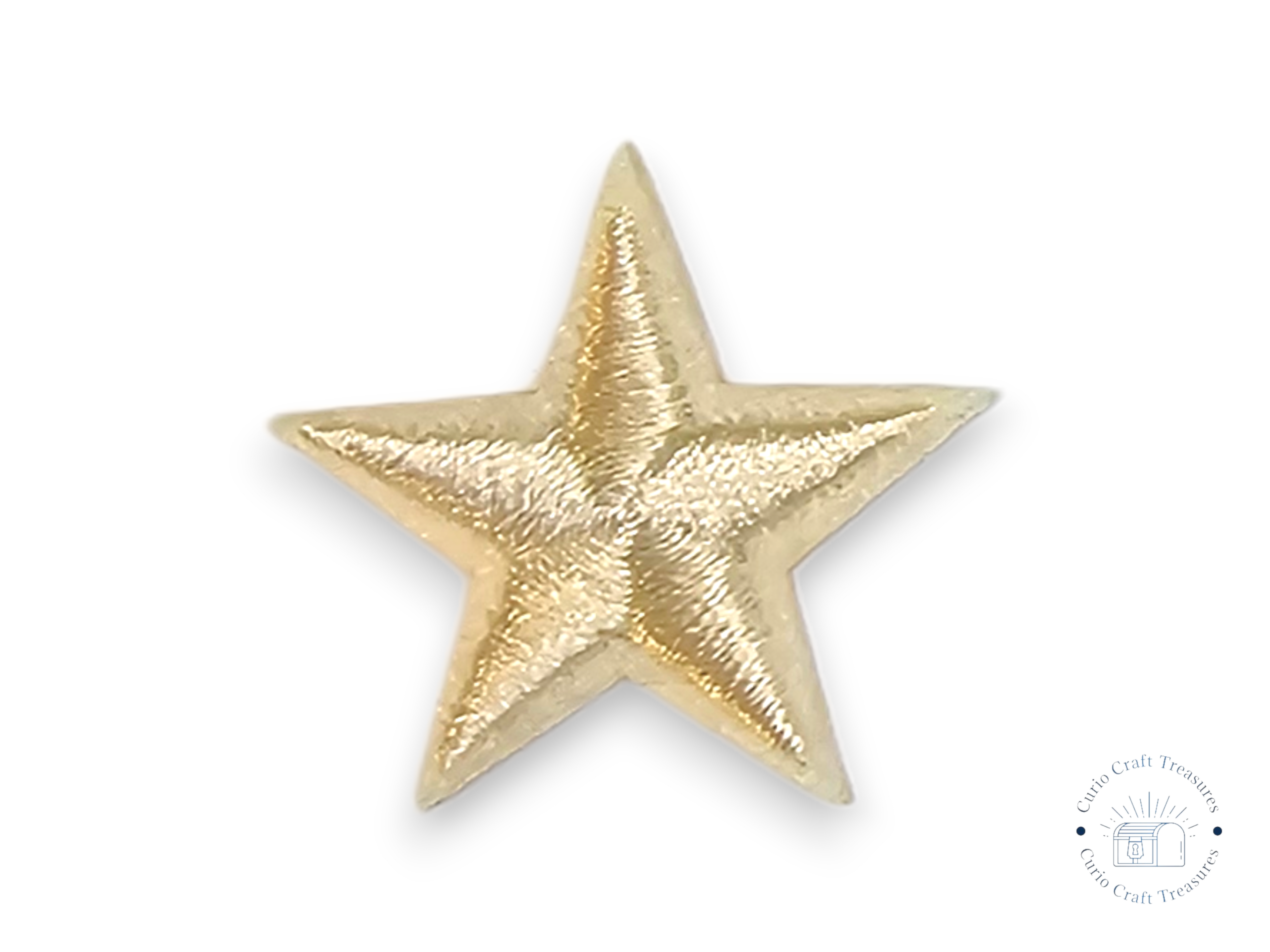 Embroided Patch, Iron on, Glue, Craft supply, Embroidery, Fabric, Star, 5 points, little star, colorful