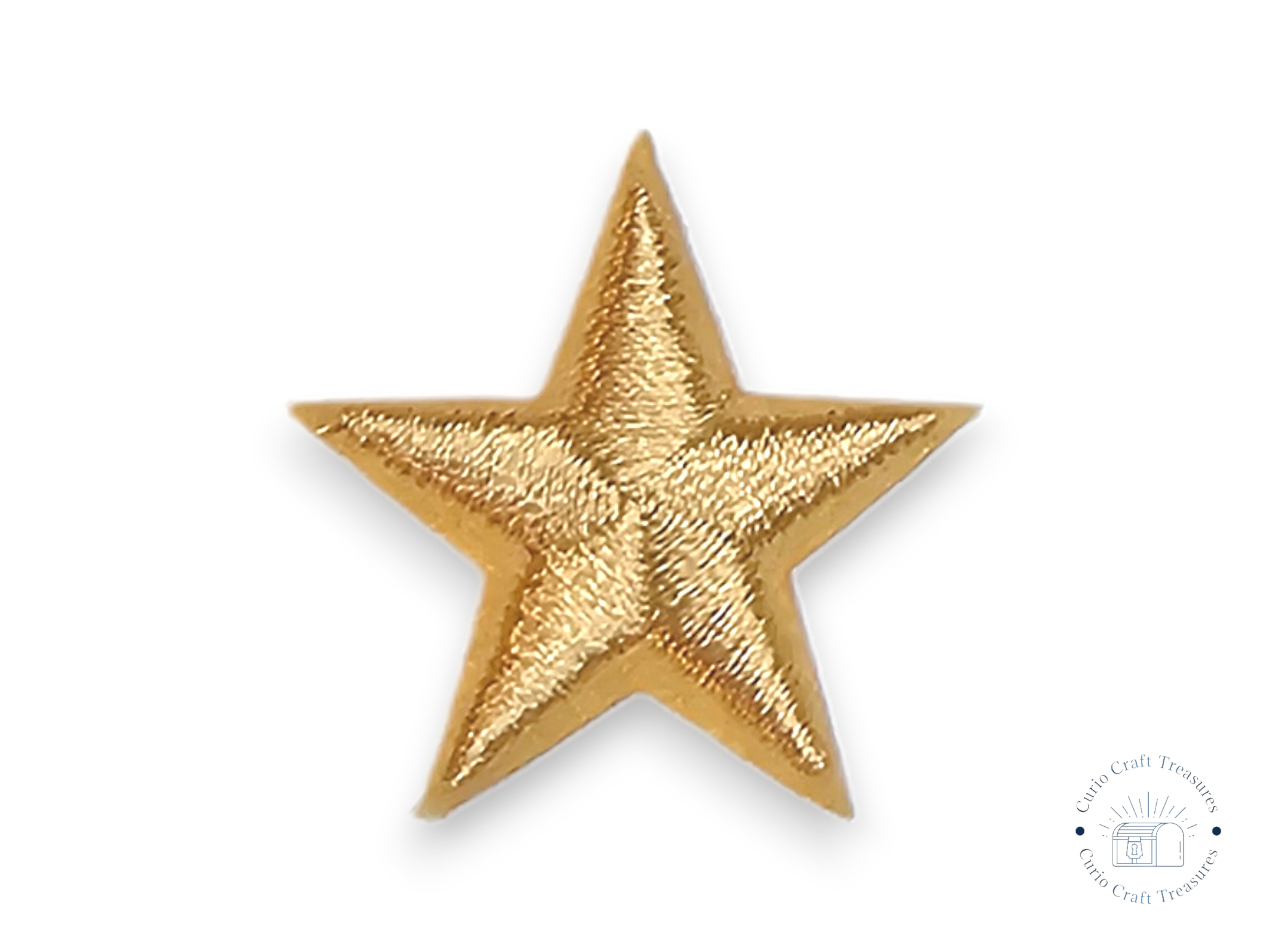 Embroided Patch, Iron on, Glue, Craft supply, Embroidery, Fabric, Star, 5 points, little star, colorful