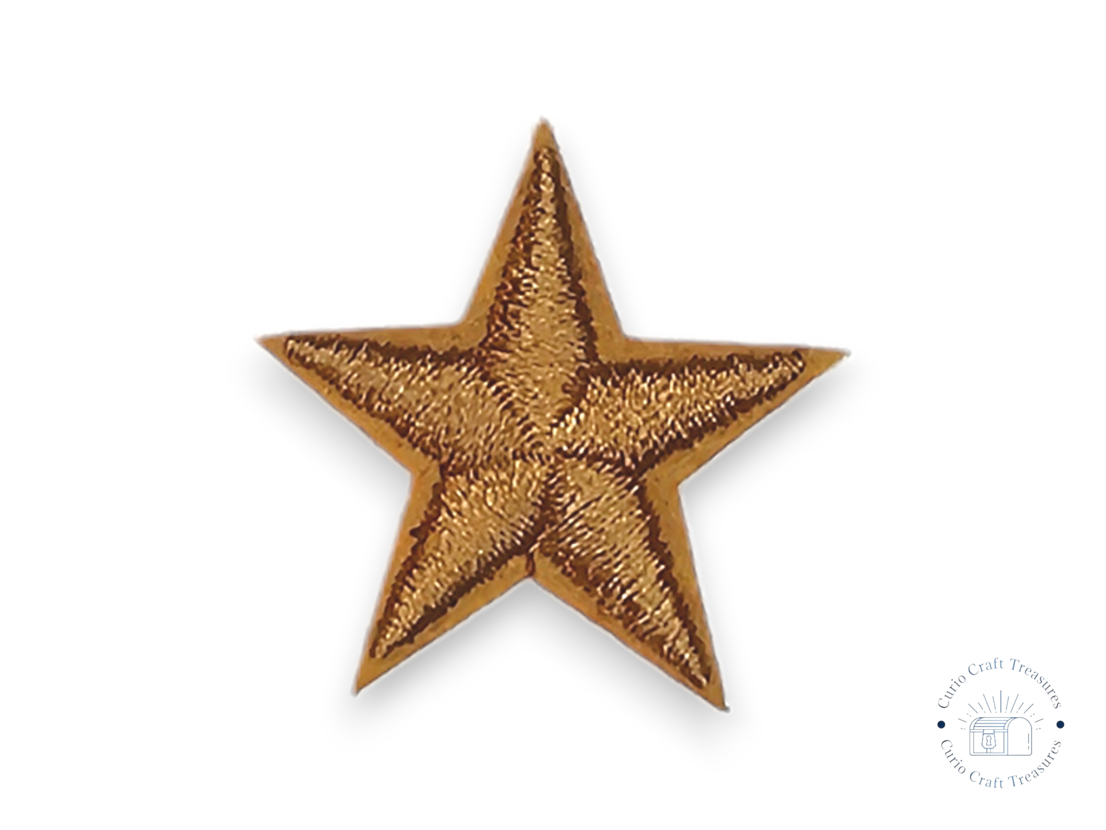 Embroided Patch, Iron on, Glue, Craft supply, Embroidery, Fabric, Star, 5 points, little star, colorful