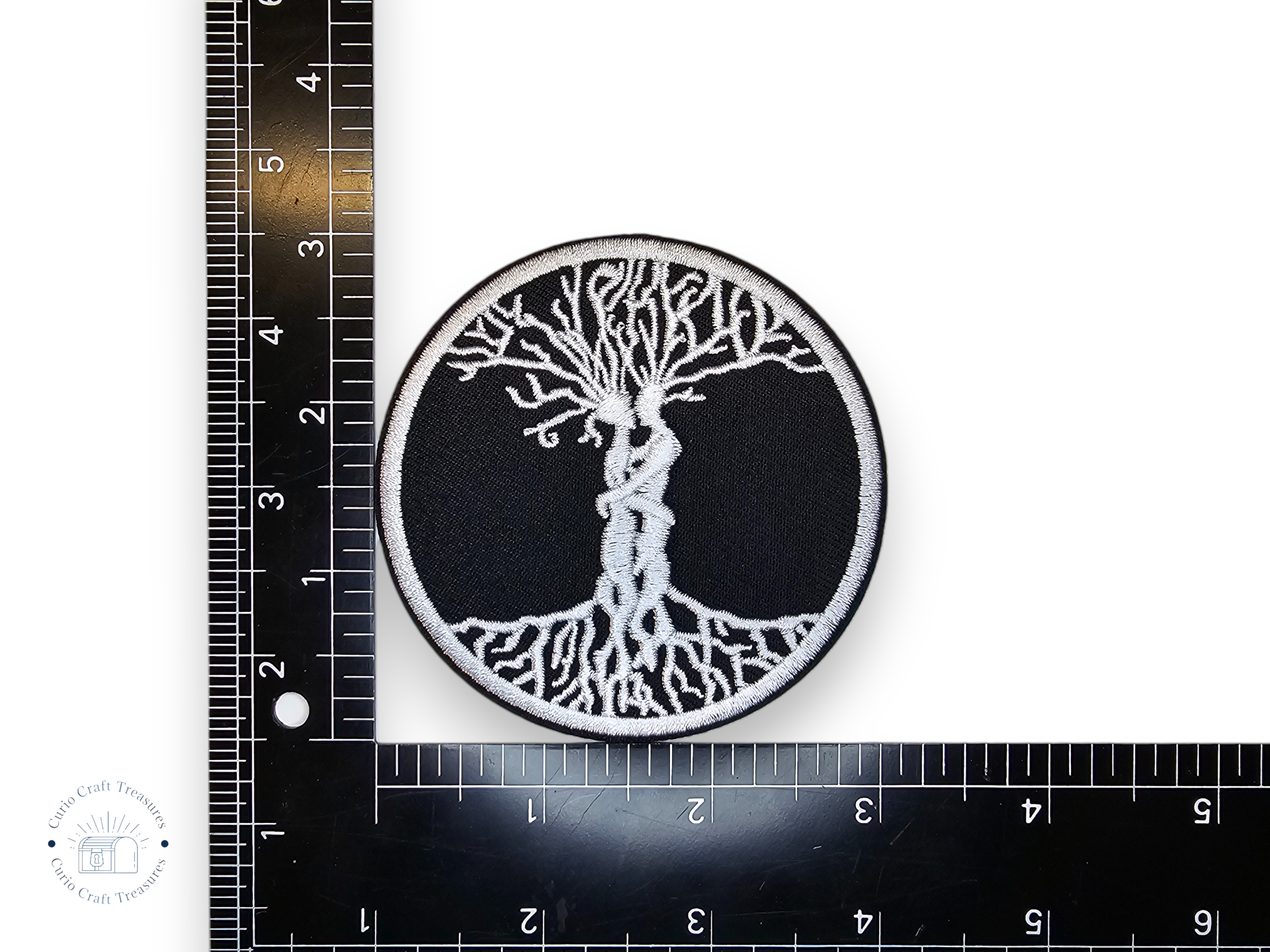 Embroided Patch, Iron on, Glue, Craft supply, Embroidery, Fabric, Viking, Vegvizir, warrior, Yggdrasil, couple, celtic, knot, Valknut, mythology, norse, axe, mjolnir, Triskel, Aegishjalmur
