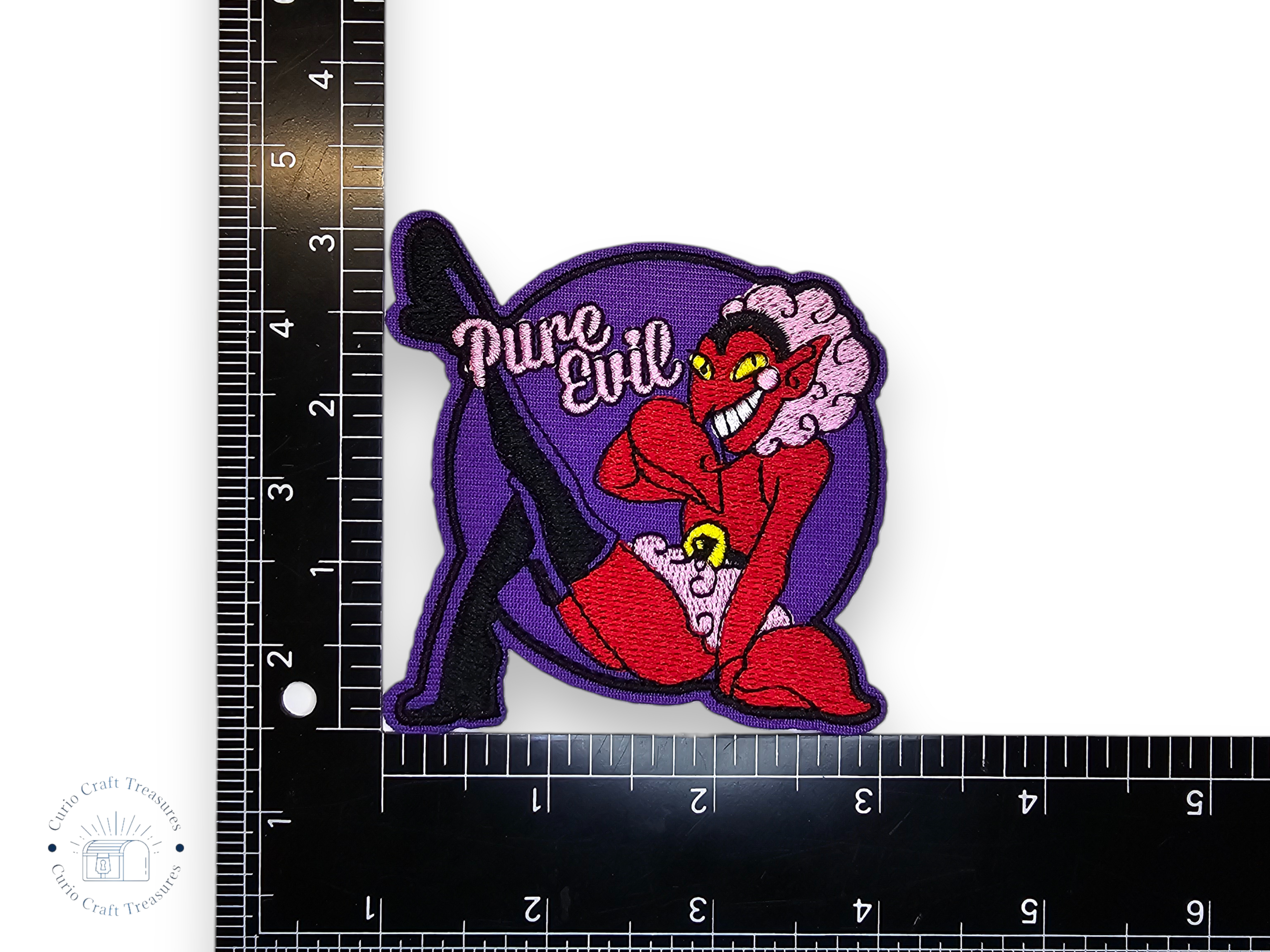 Embroided Patch, Iron on, Glue, Craft supply, Embroidery, Fabric, movie, tv show, phone booth, impossible, wolf head, hydra, devil