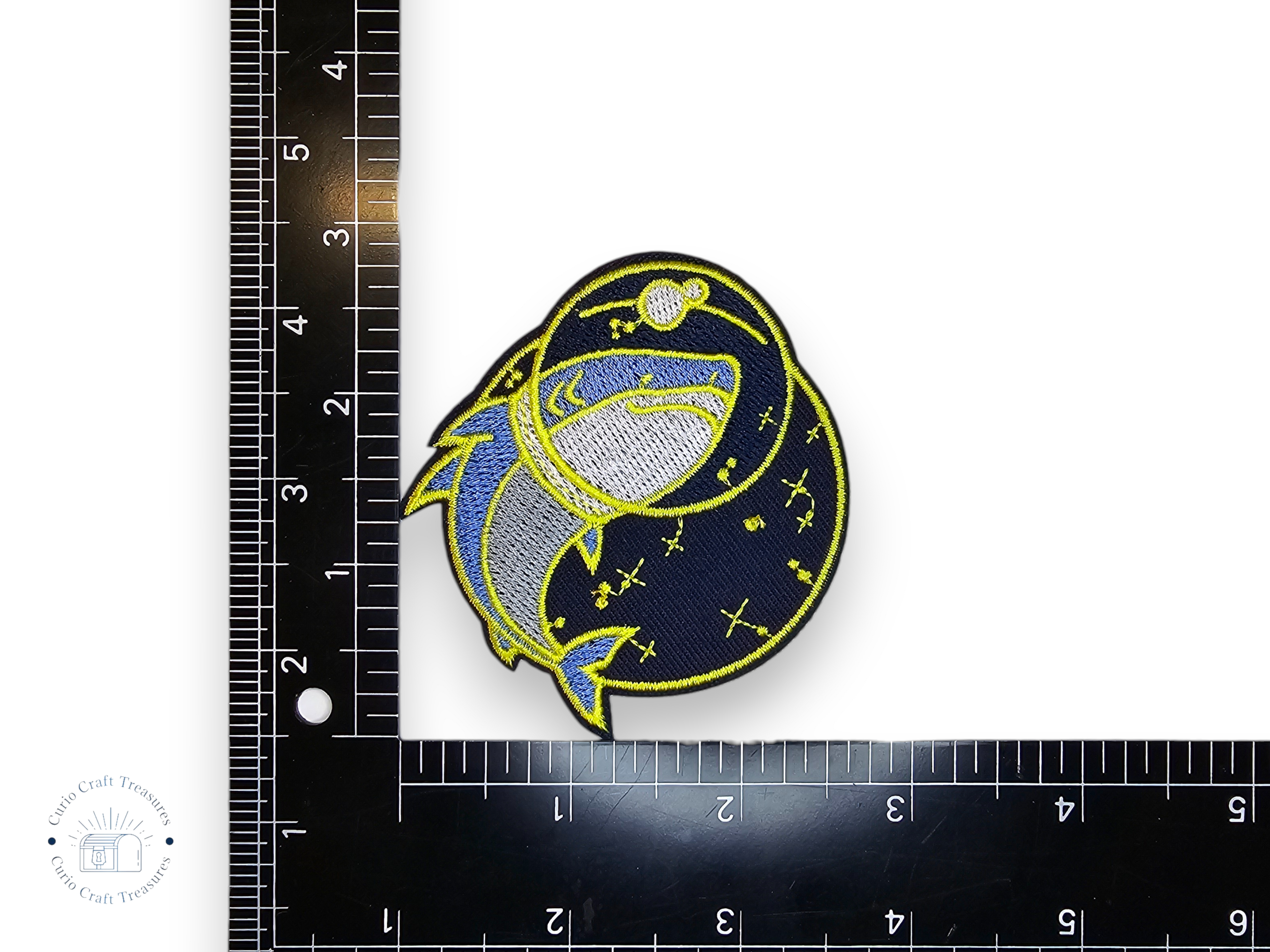 Embroided Patch, Iron on, Glue, Craft supply, Embroidery, Fabric, Frog, lilypad, mushroom, leaf, wizard, knife, snail, chameleon, otter, shark, space