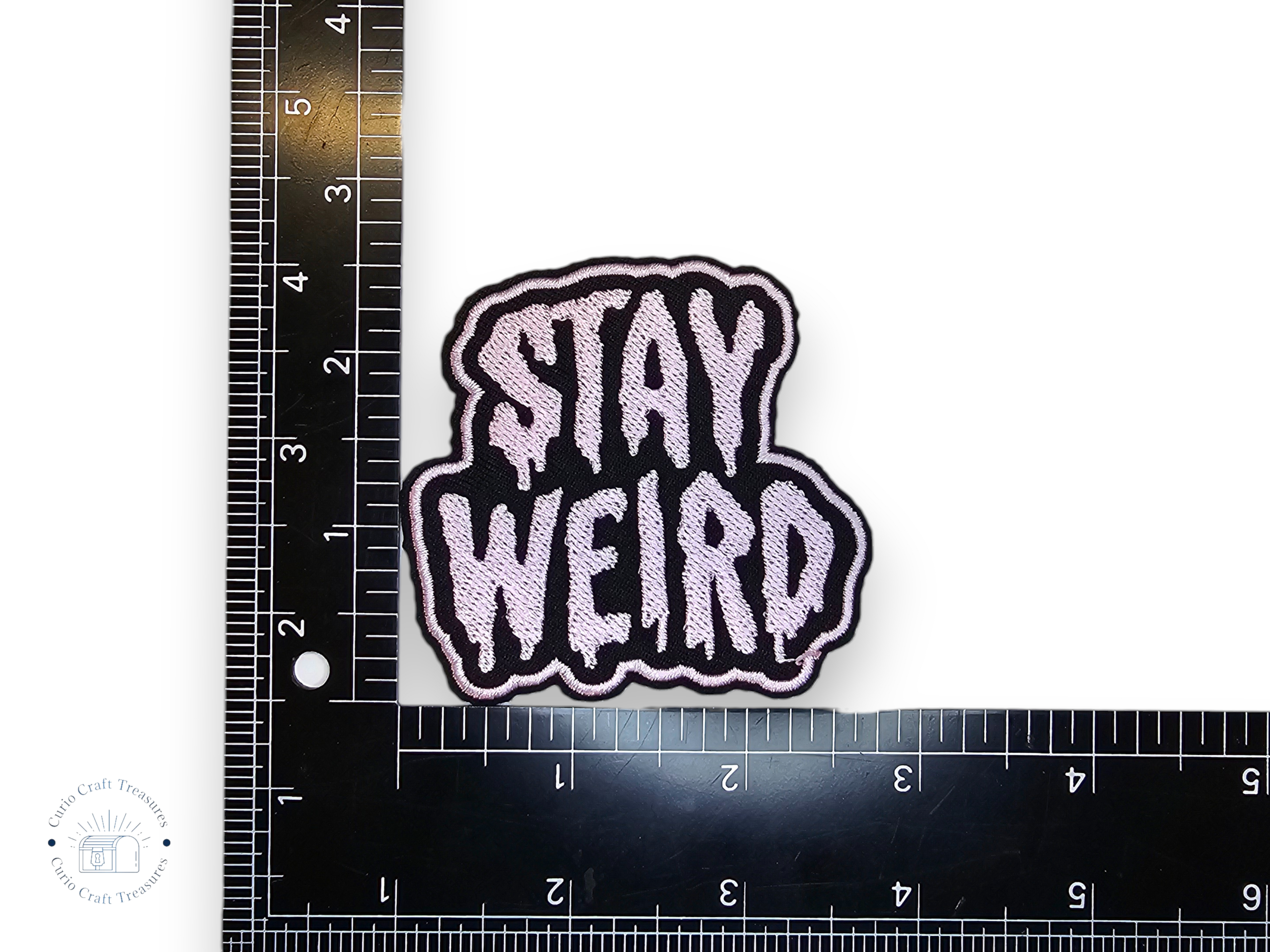 Embroided Patch, Iron on, Glue, Craft supply, Embroidery, Fabric, Meme, funny, Quote, Feral child, Sarcasm, flying monkey, patriarchy, women, hobbies, weird, fragile, feminism