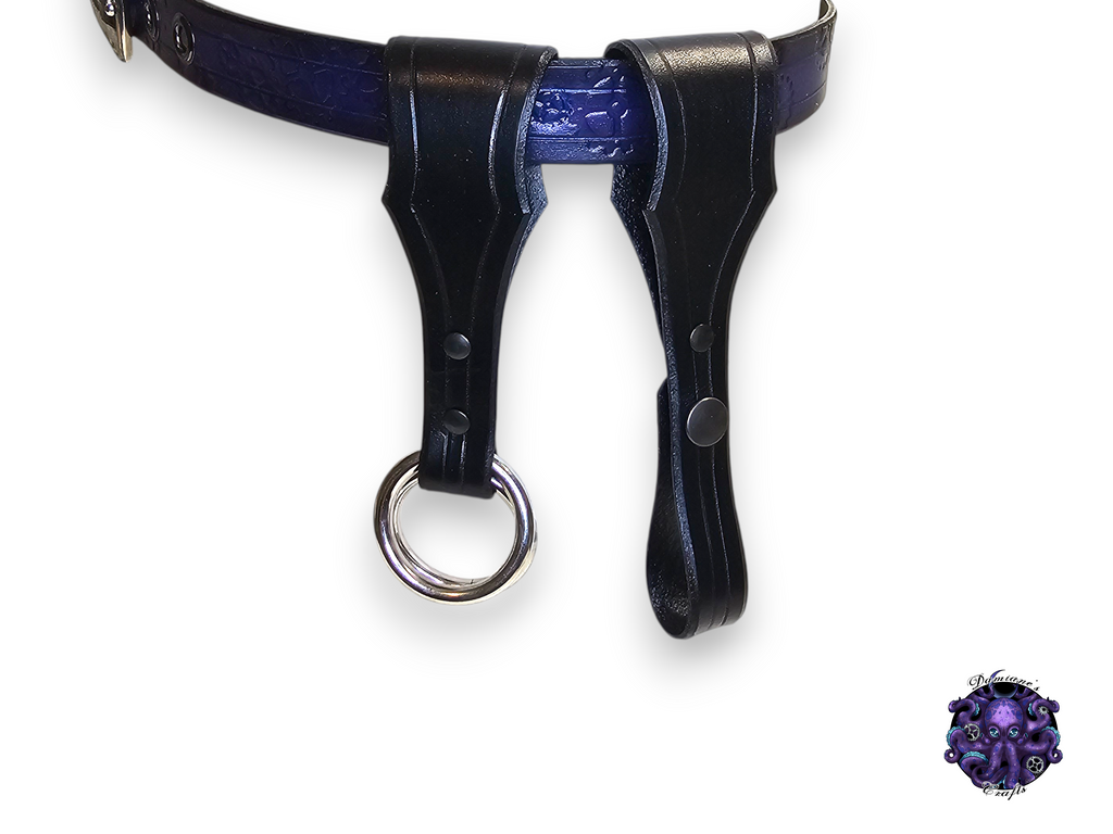 Cuir véritable, porte-gobelet, sangle, rehausseur de jupe, kit, costume, cosplay, GN, Halloween, Noir, Rouge