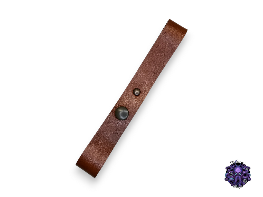 Real leather, mug holder, strap,&nbsp; costume, cosplay, LARP, halloween, brown