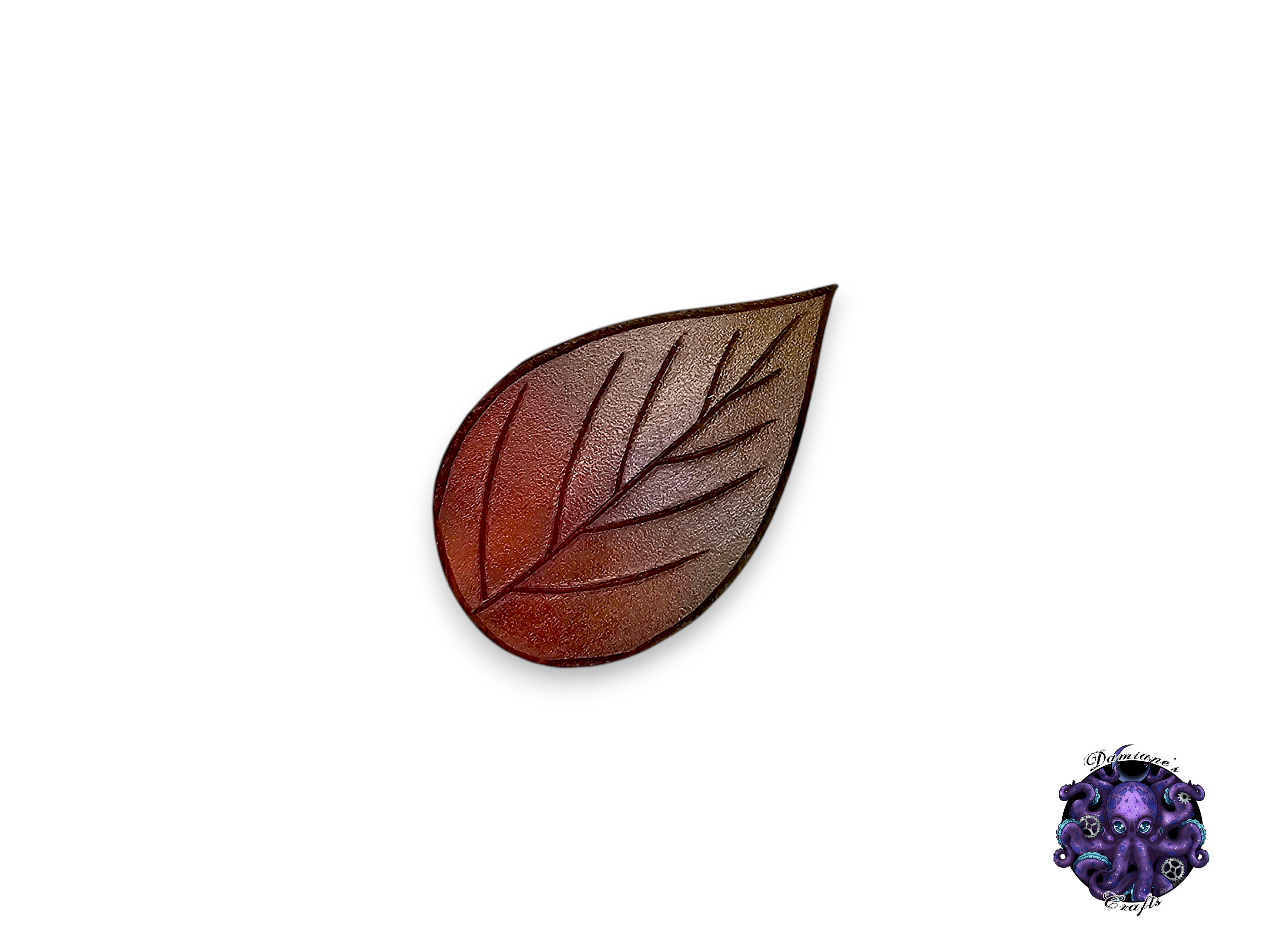 Real leather, hair clip, Leaf, nature, fall, autumn, boho, elf, elvish, cottagecore, fairycore