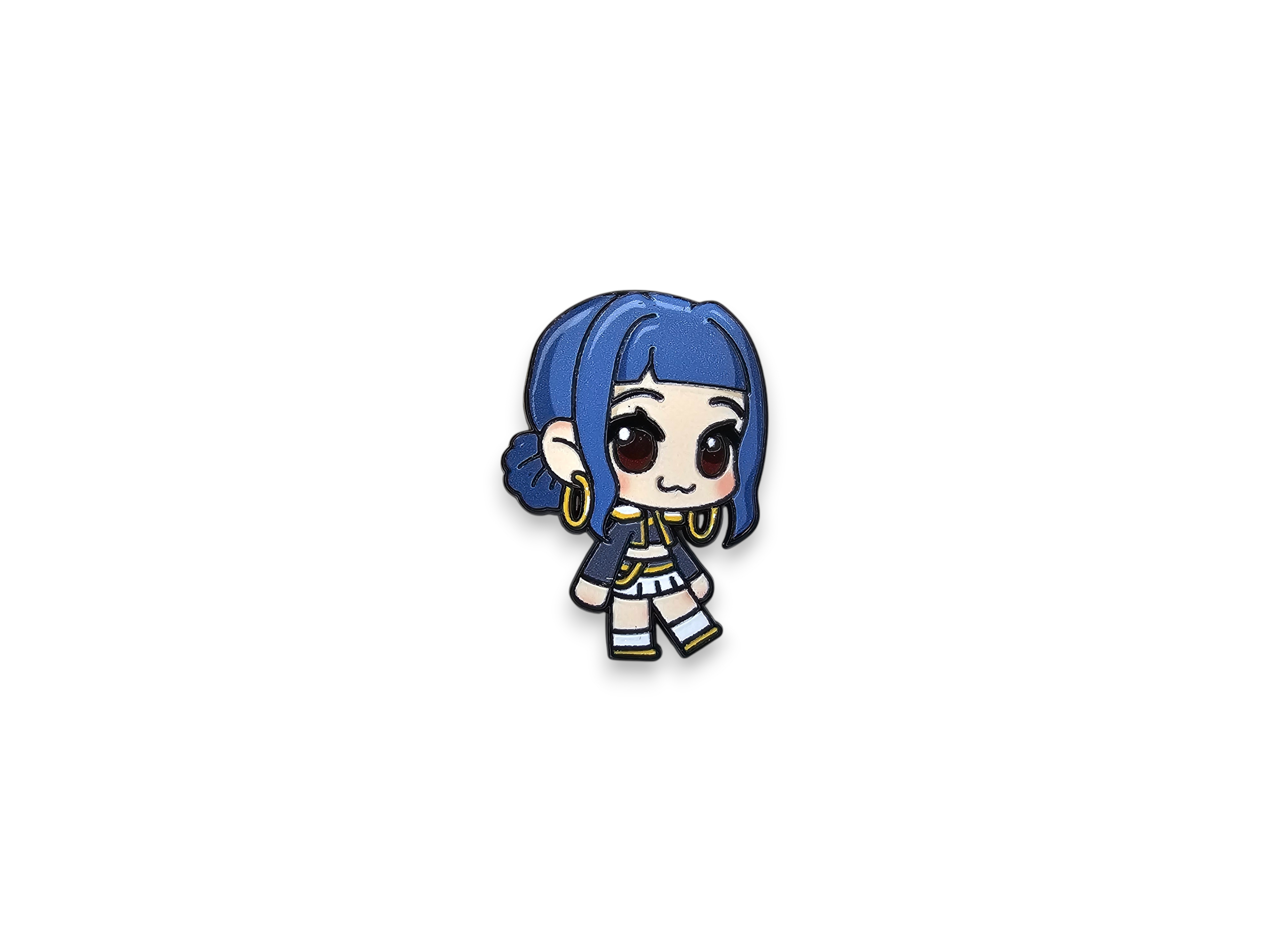Metal Pin, Accessory, Movie, Cartoon, Show, Music, Cute, Chibi, Tiger, Mode, DIY, Bag, colorful