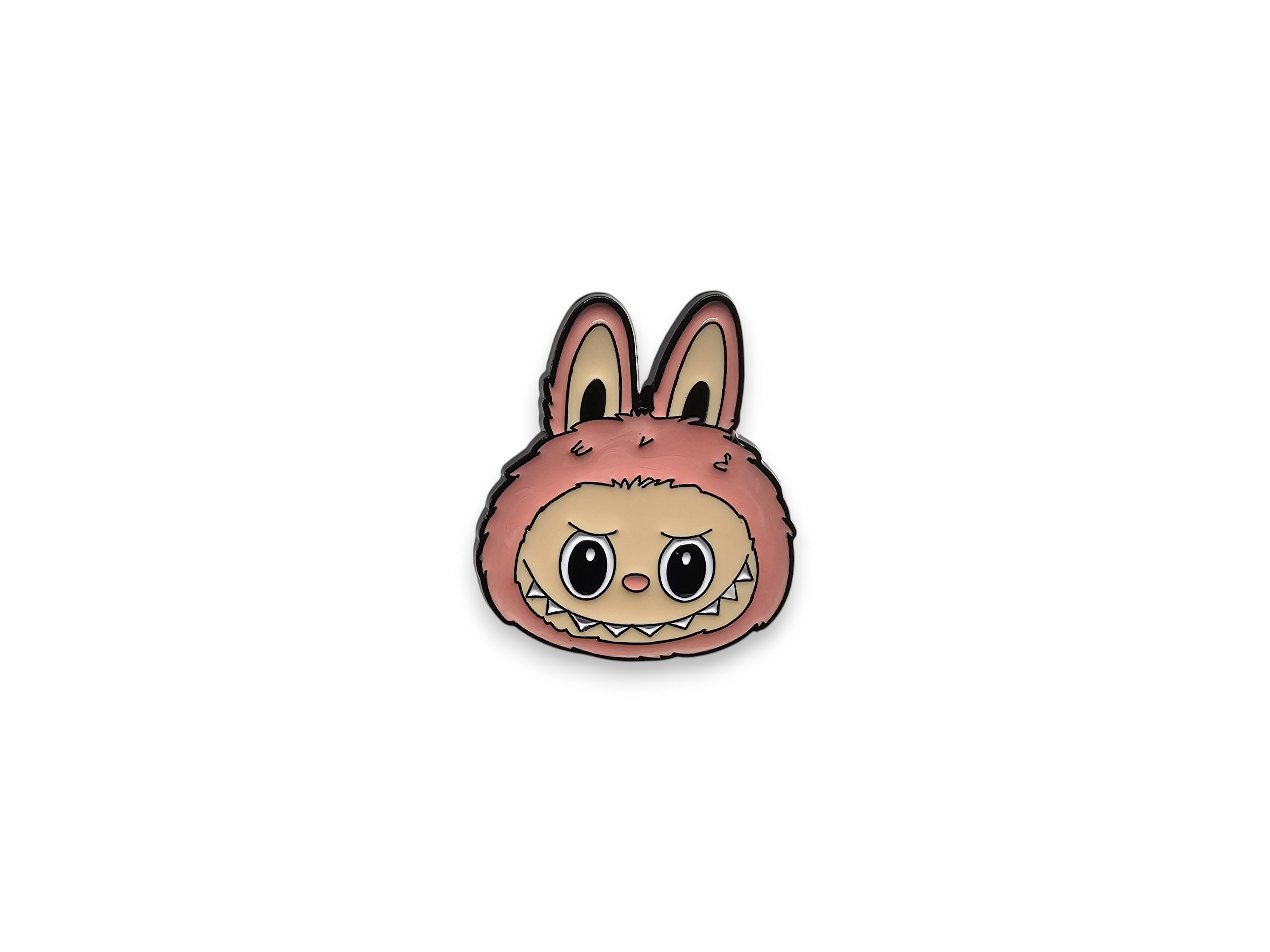Metal Pin, Accessory, Cute, Chibi, fluffy, creature, Mode, DIY, Bag, colorful, enamel