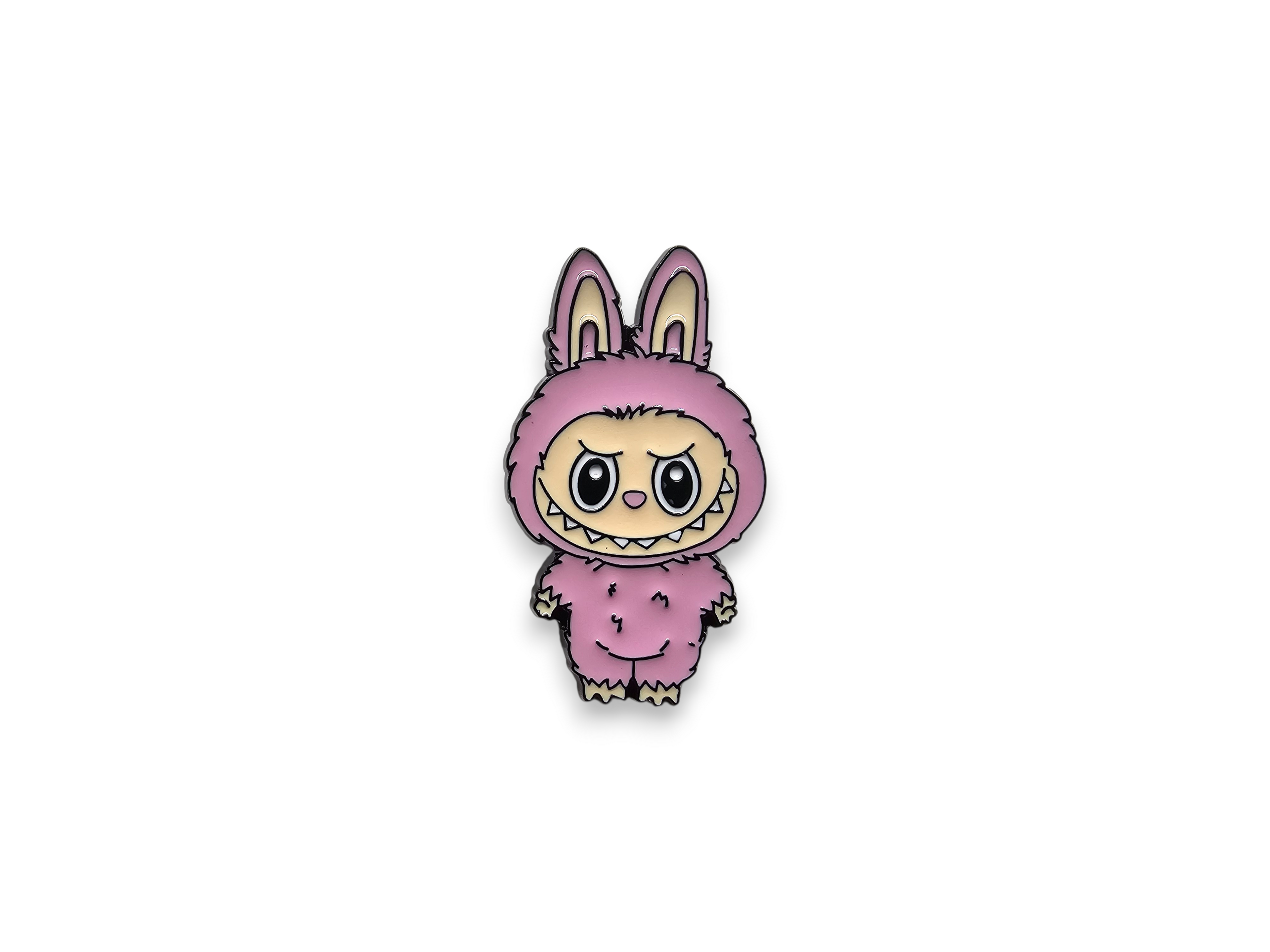 Metal Pin, Accessory, Cute, Chibi, fluffy, creature, Mode, DIY, Bag, colorful, enamel