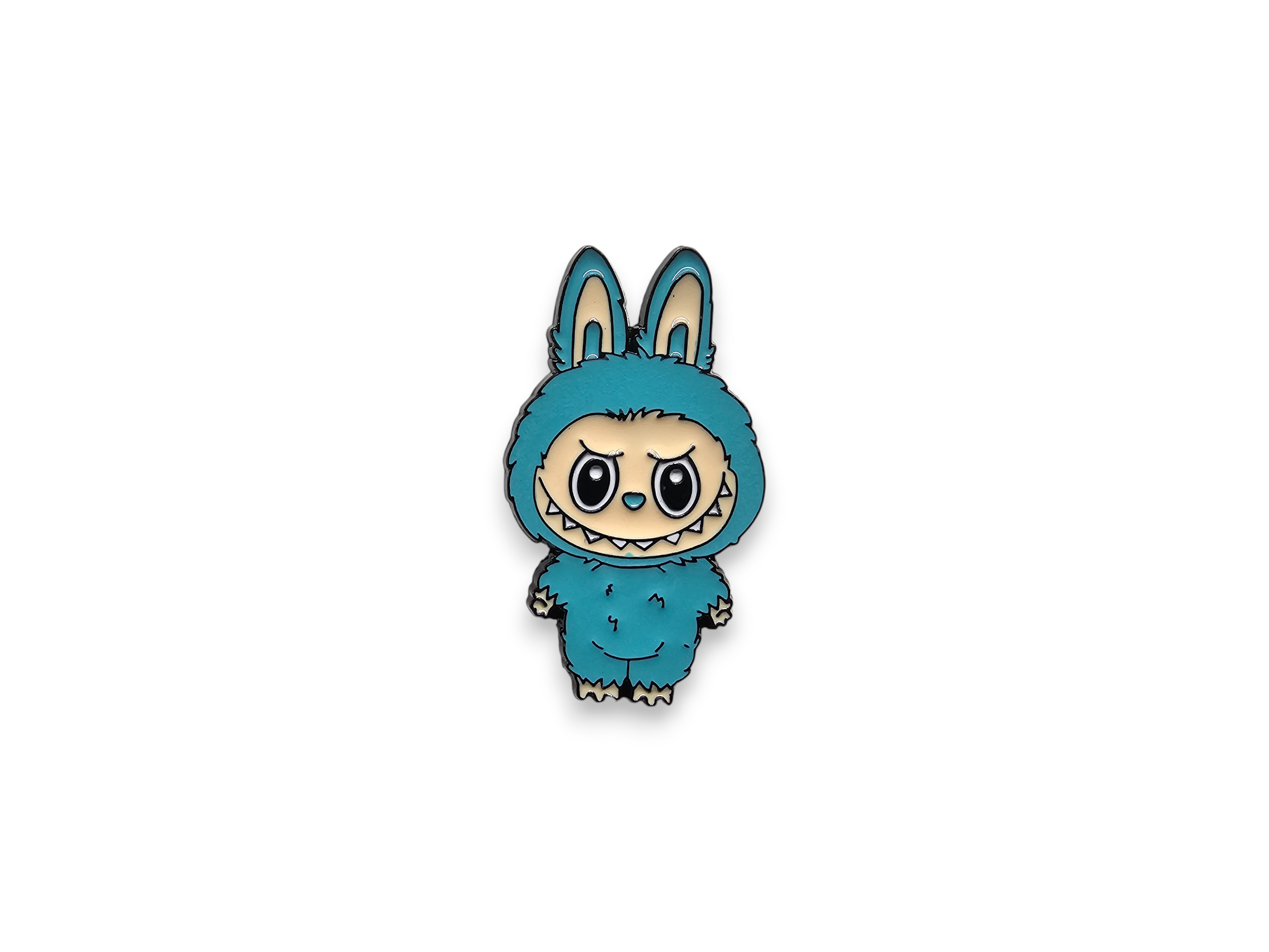 Metal Pin, Accessory, Cute, Chibi, fluffy, creature, Mode, DIY, Bag, colorful, enamel