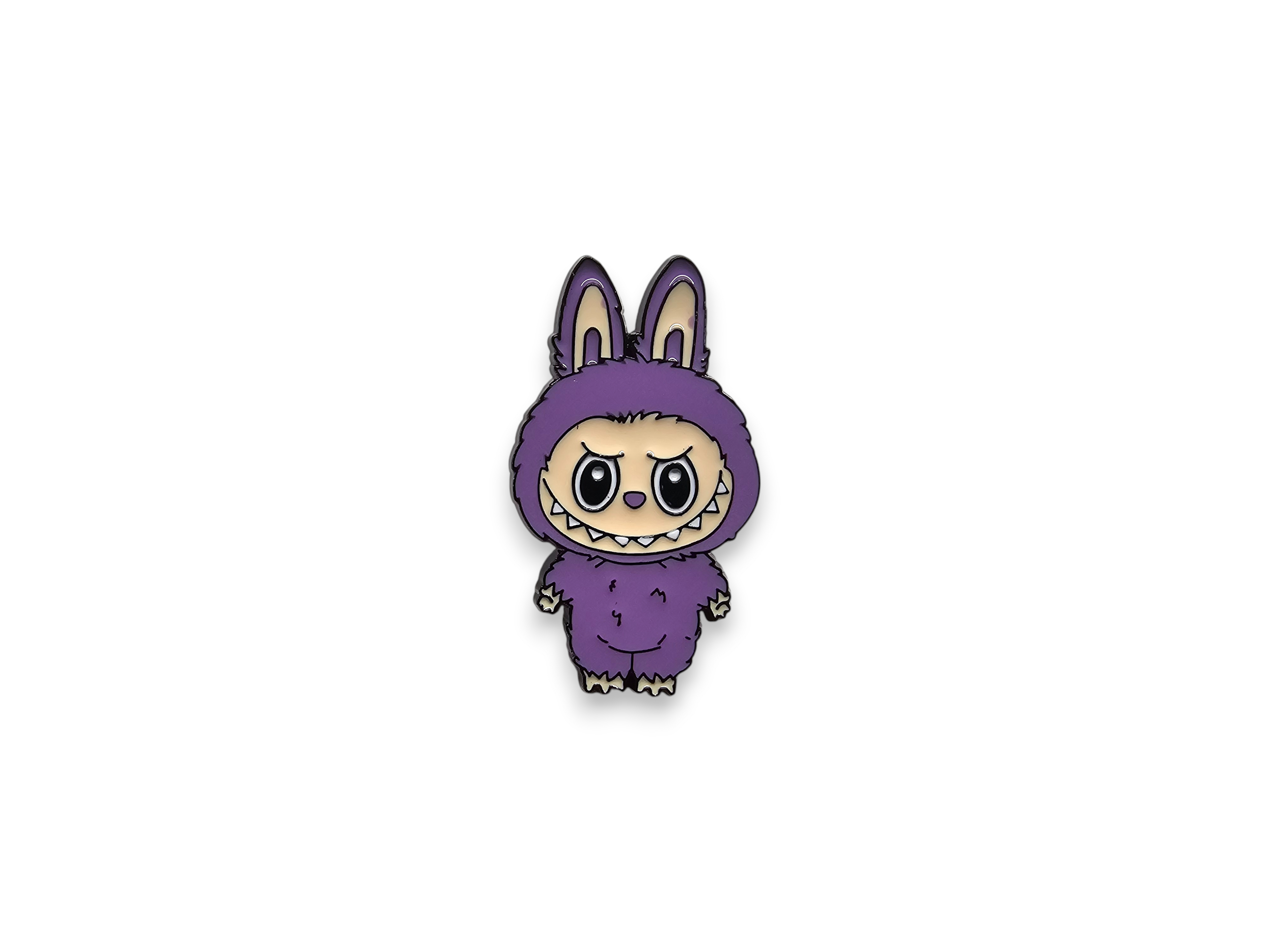 Metal Pin, Accessory, Cute, Chibi, fluffy, creature, Mode, DIY, Bag, colorful, enamel