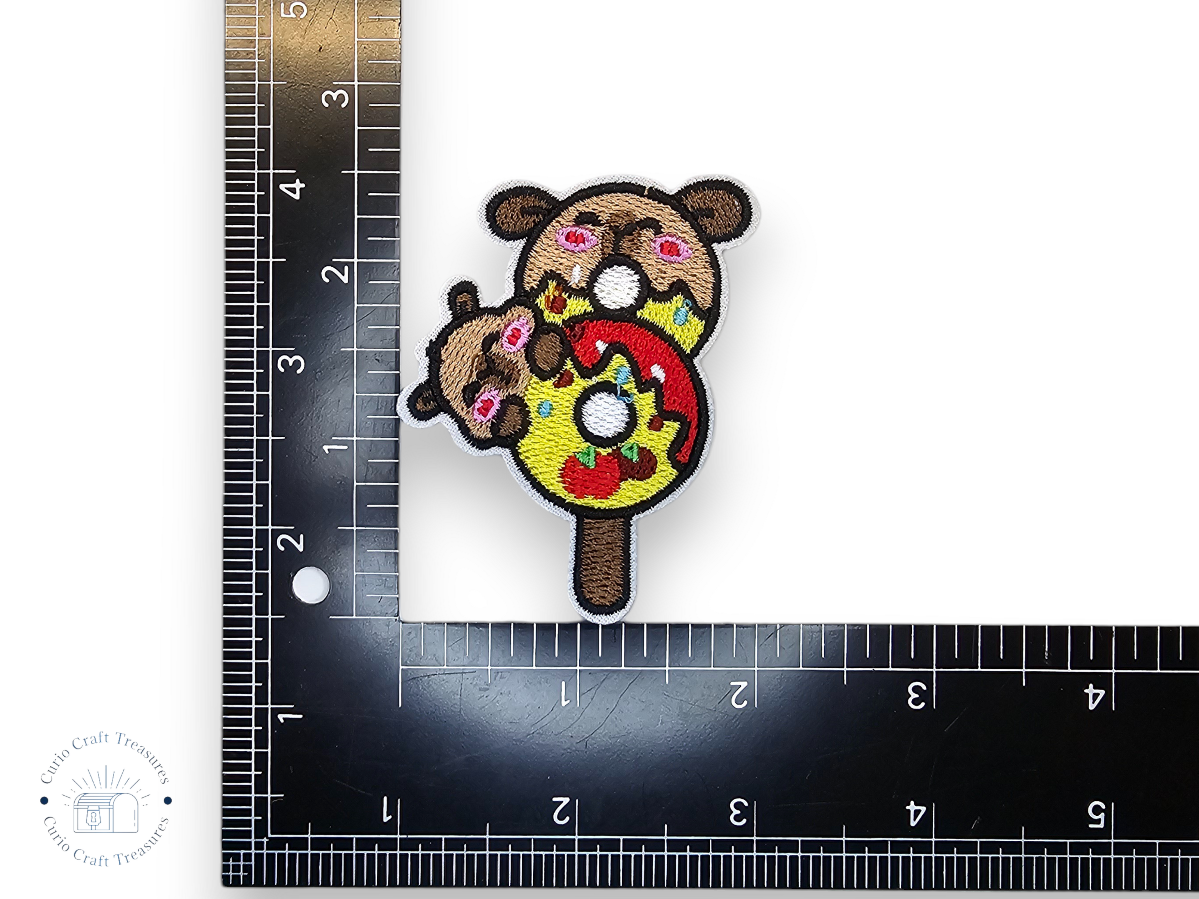 Embroided Patch, Iron on, Glue, Craft supply, Embroidery, Fabric, Capibara, apple, bread, avocado, burger, watermelon, cute, kawai, children