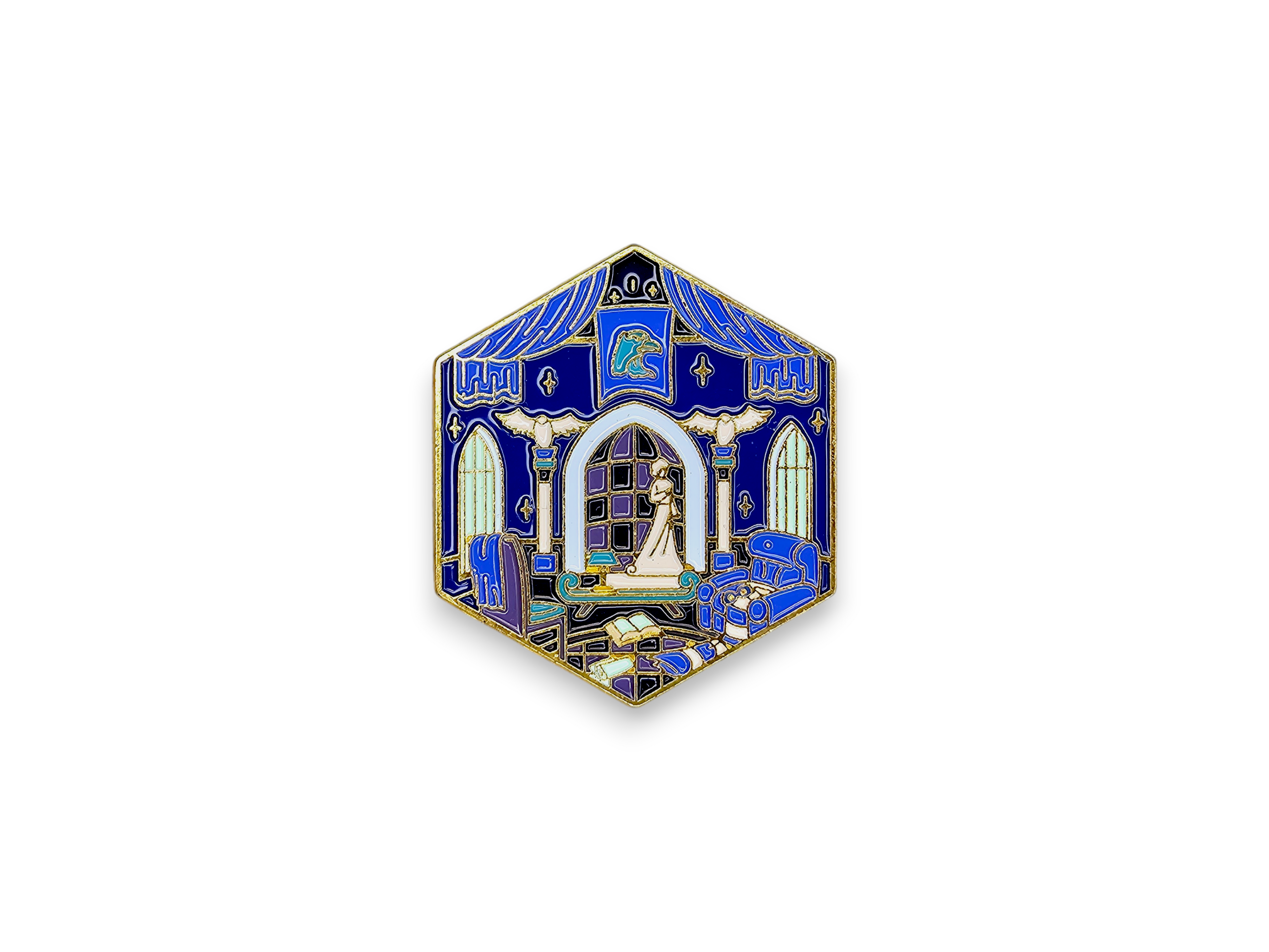 Metal Pin, Accessory, Cute, Chibi, creature, Magic, Wizard, castle, starry night, House, Badger, Lion, Cat, Mode, DIY, Bag, colorful, enamel