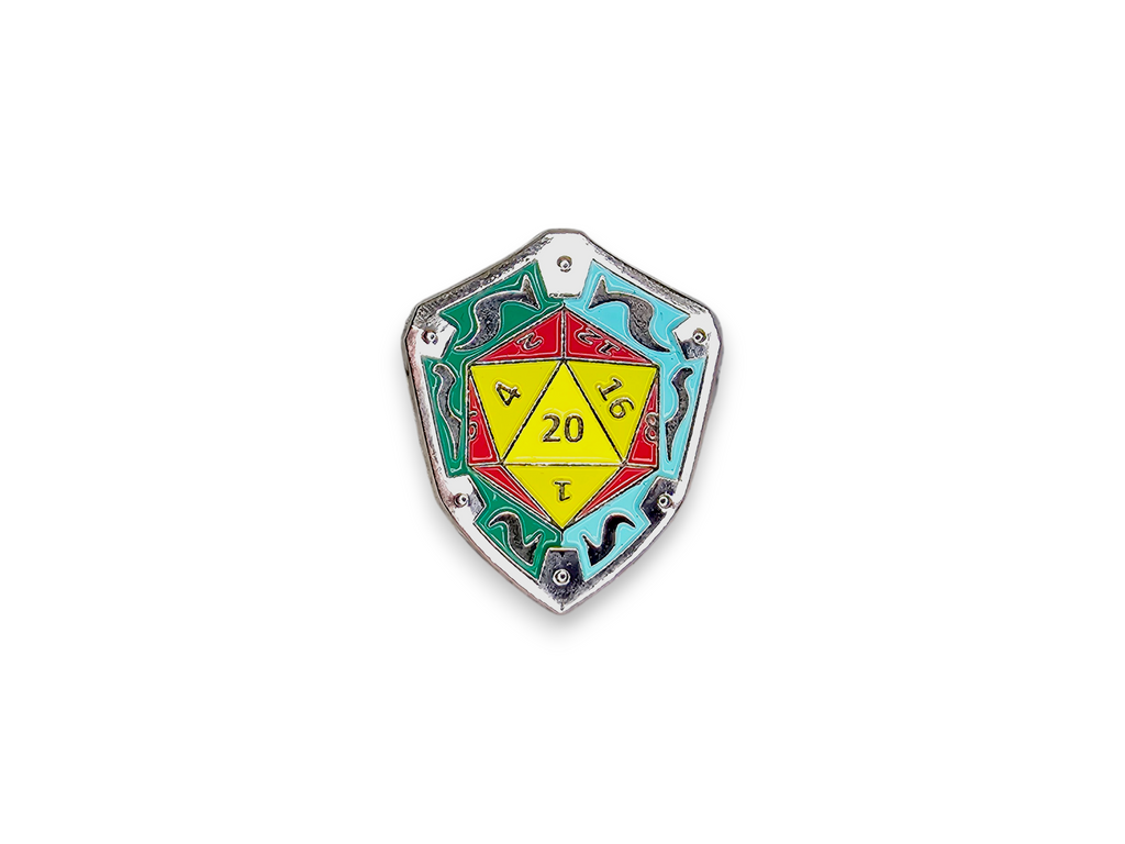Metal Pin, Accessory, Cute, Chibi, enamel, Sorrow, Bat, Shield, D20, True crime, horror, thing, cup, tombstone, mothman, raven, pentagram