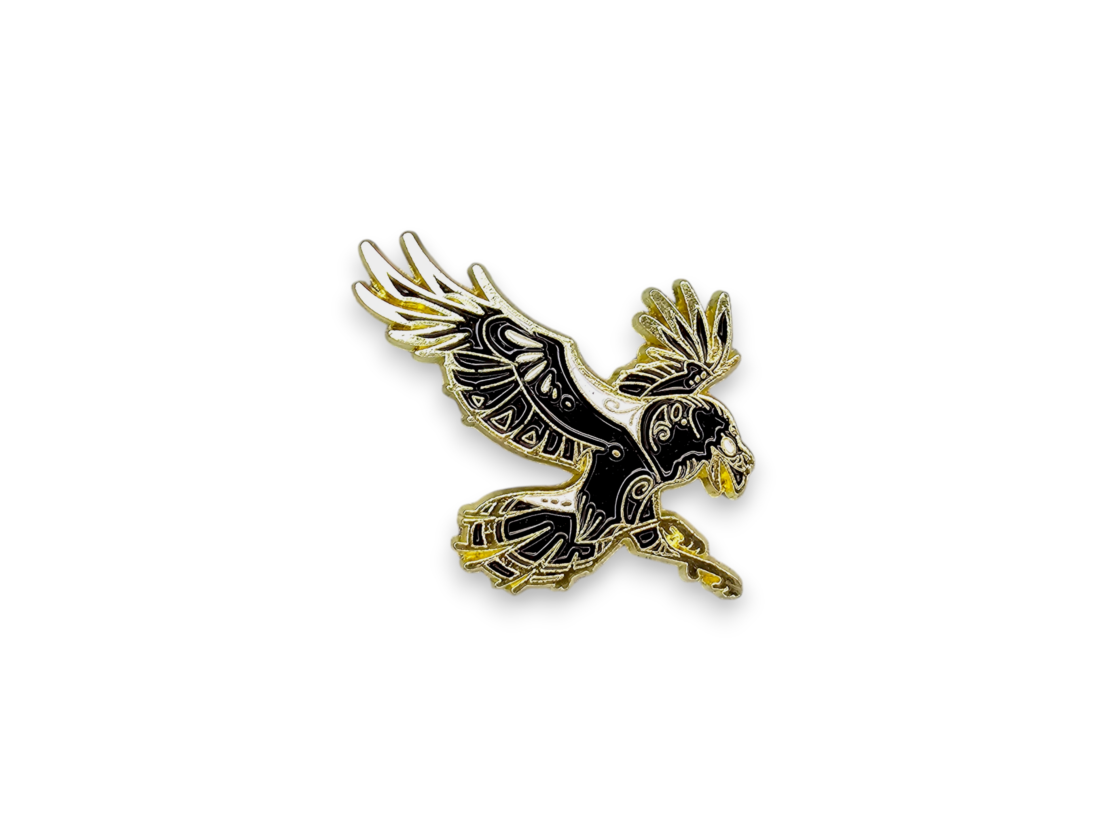 Metal Pin, Accessory, Cute, Chibi, enamel, Sorrow, Bat, Shield, D20, True crime, horror, thing, cup, tombstone, mothman, raven, pentagram