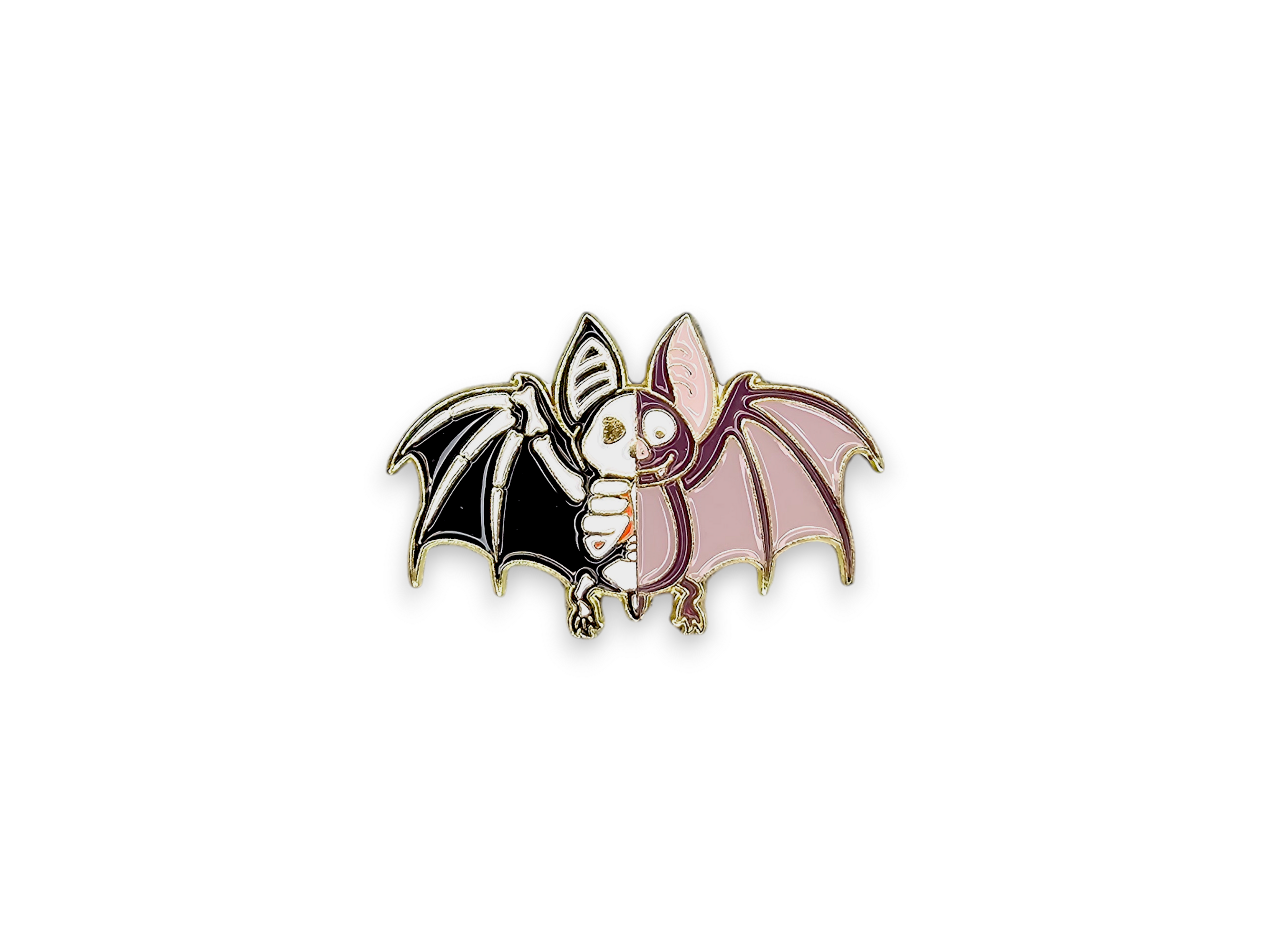 Metal Pin, Accessory, Cute, Chibi, enamel, Sorrow, Bat, Shield, D20, True crime, horror, thing, cup, tombstone, mothman, raven, pentagram
