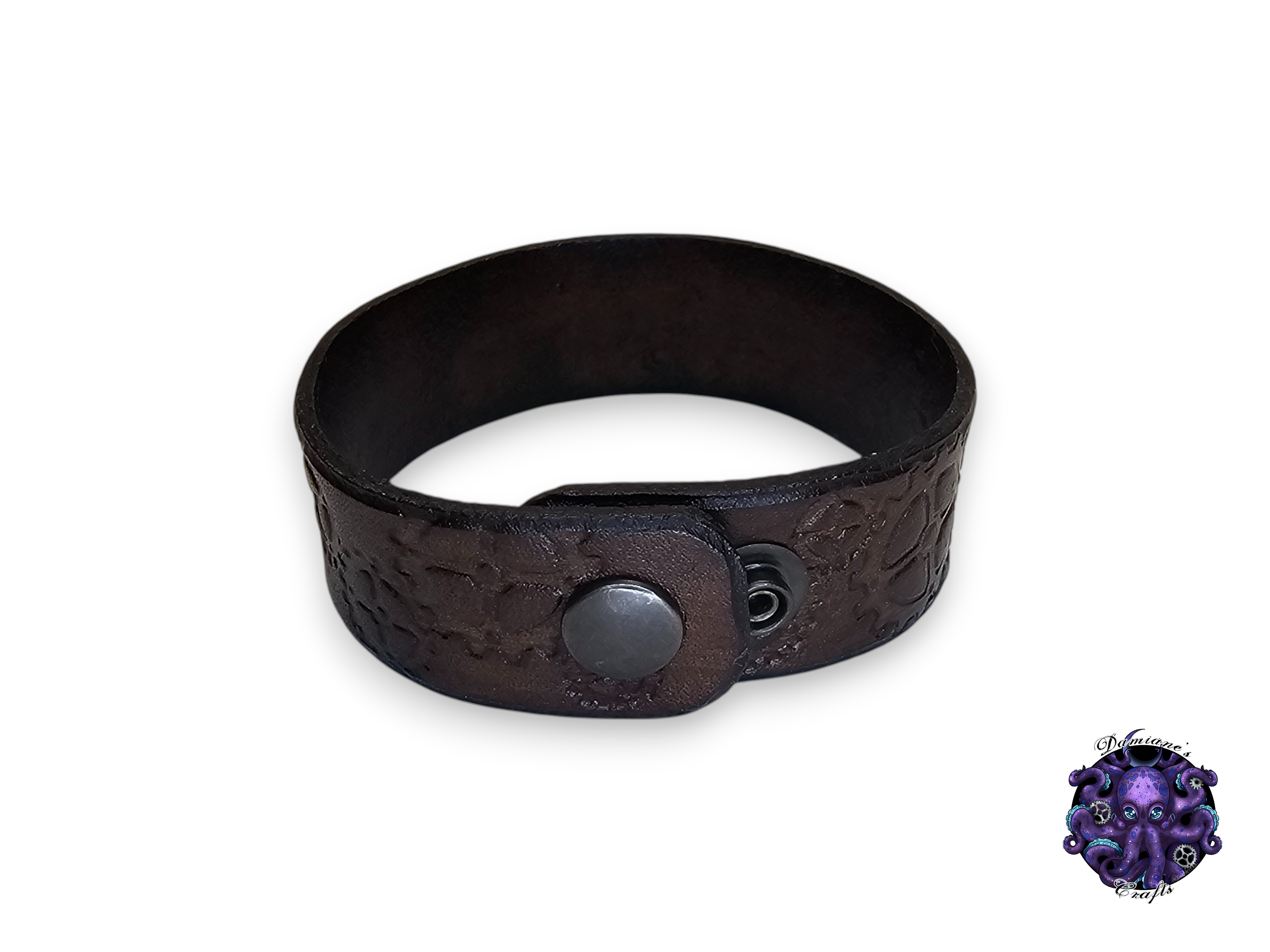 Real leather, Wristband, Wristcuff, Cuff, Bracelet, Gears, steampunk, Medieval, gothic, punk, rock, metal, heavy metal, Brown, mode accessory
