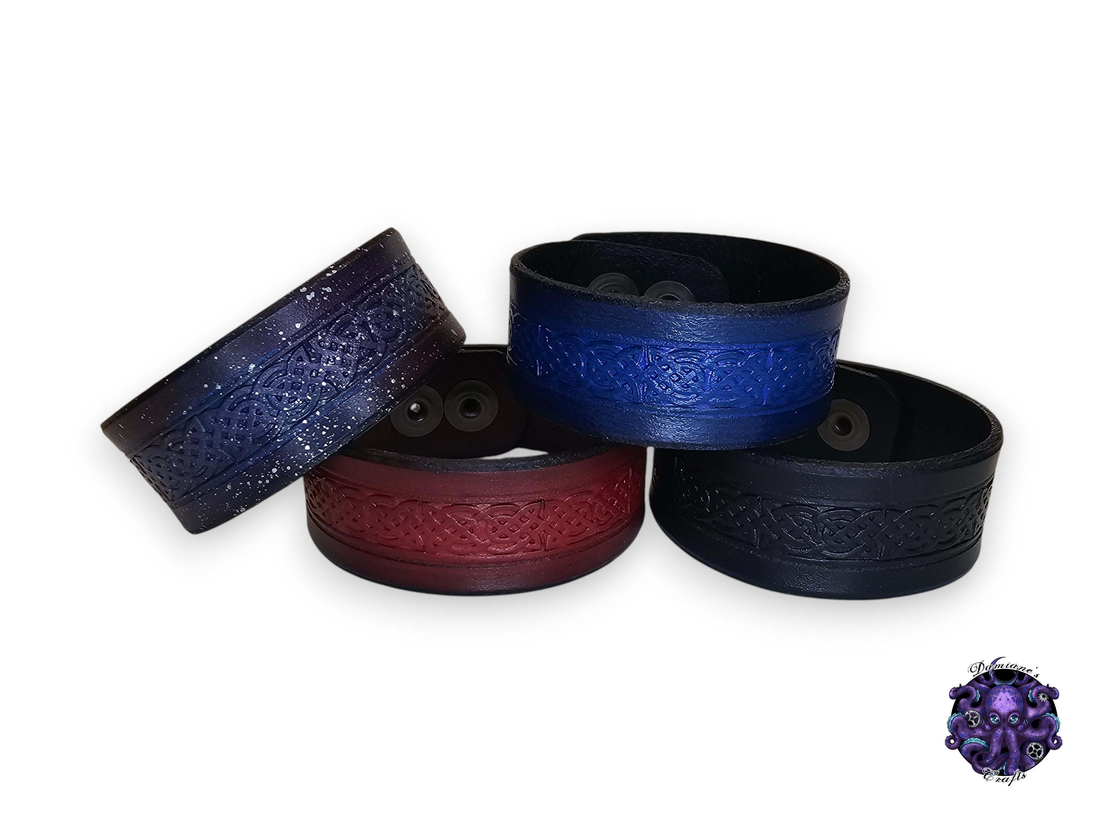 Real leather, Wristband, Wristcuff, Cuff, Bracelet, Celtic Knot, Medieval, gothic, punk, rock, metal, heavy metal, mode accessory